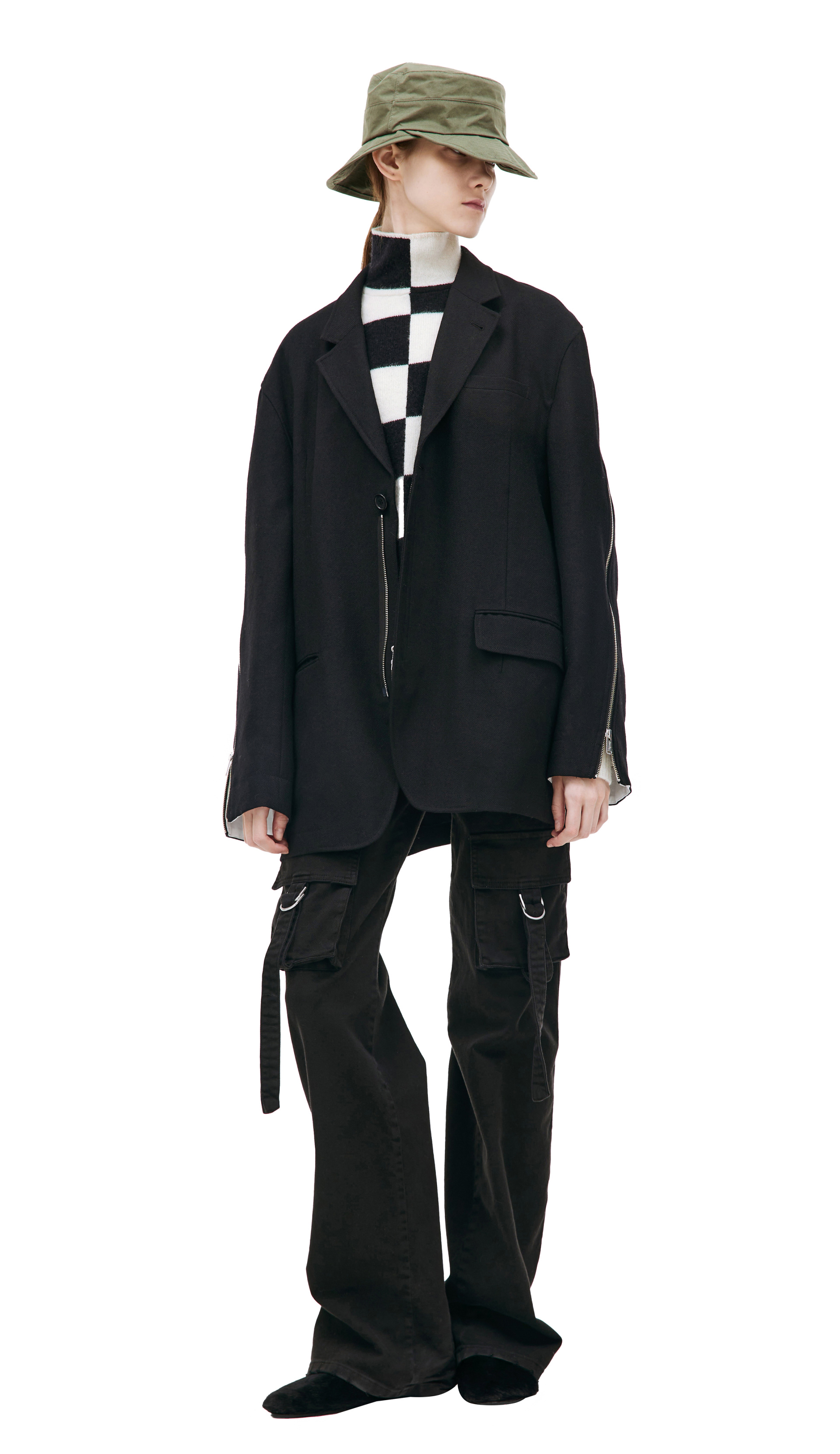 Undercover Шерстяной пиджак с молниями