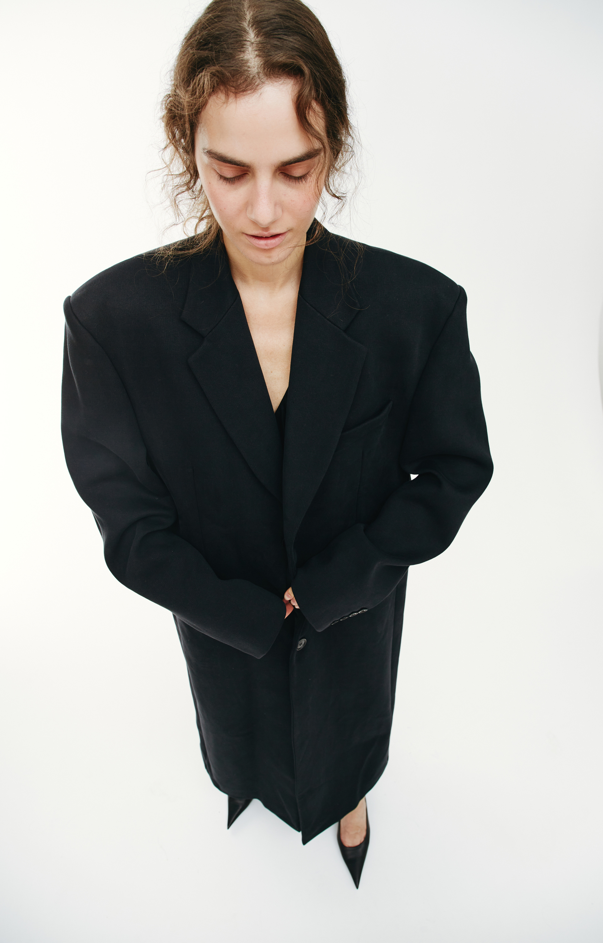 VETEMENTS Длинное оверсайз пальто