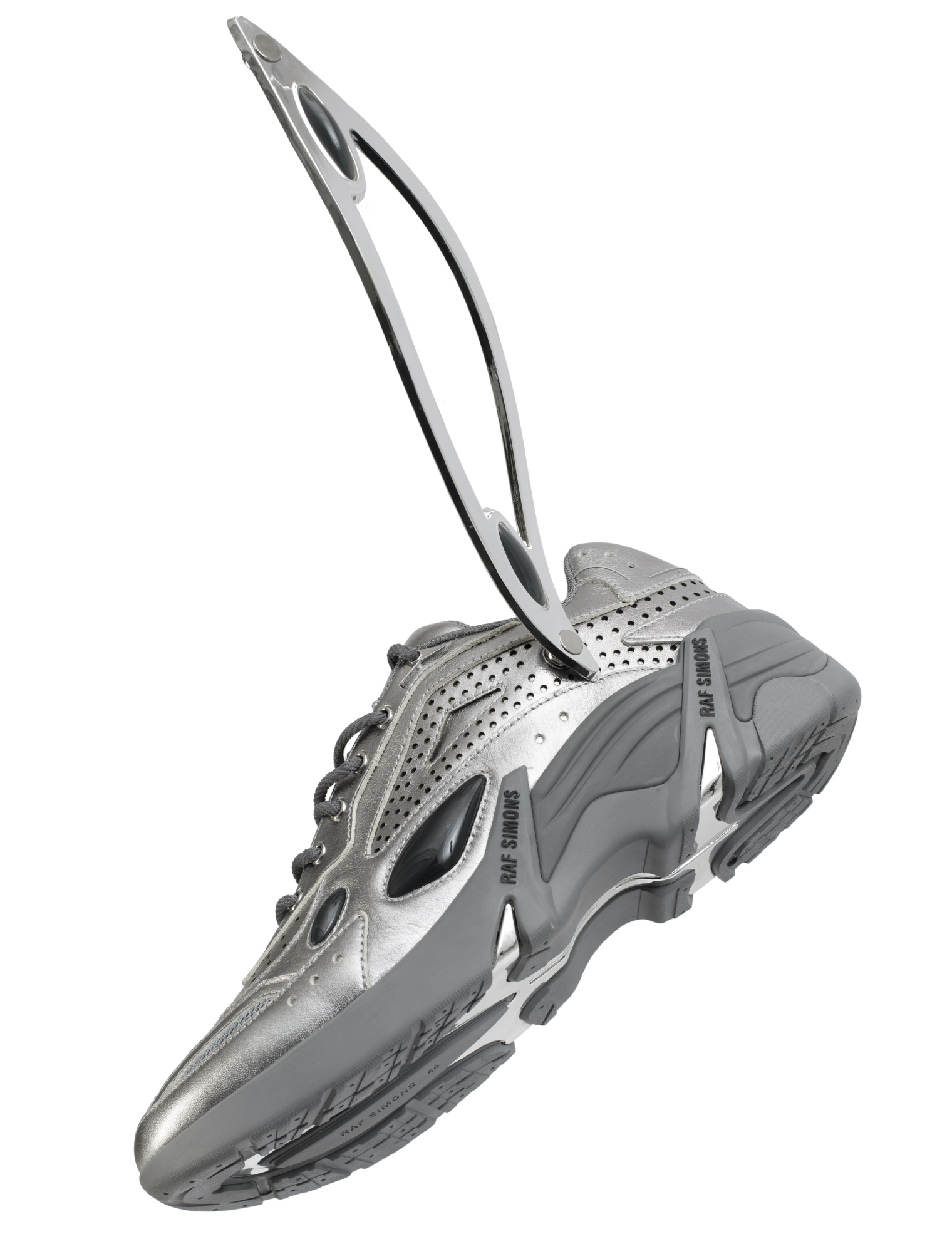 Raf Simons Серебристые кроссовки Cylon 21