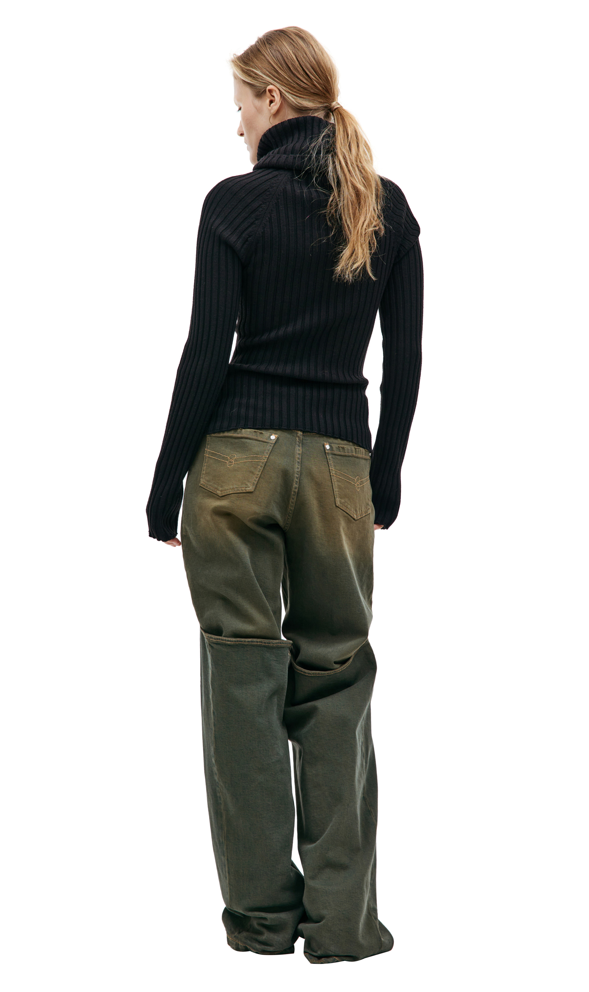 Blumarine Черная водолазка из шерсти