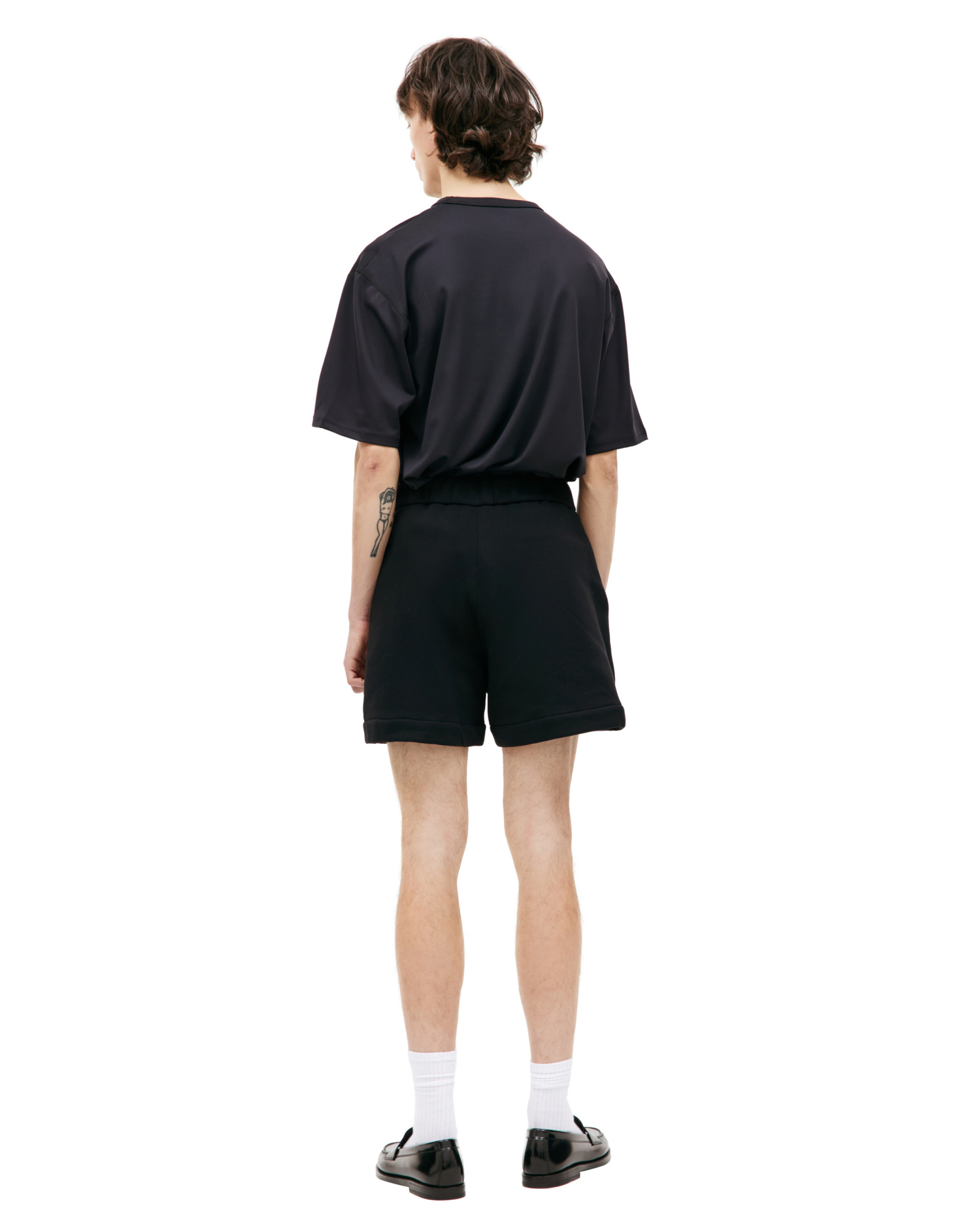 Jil Sander Черные короткие шорты