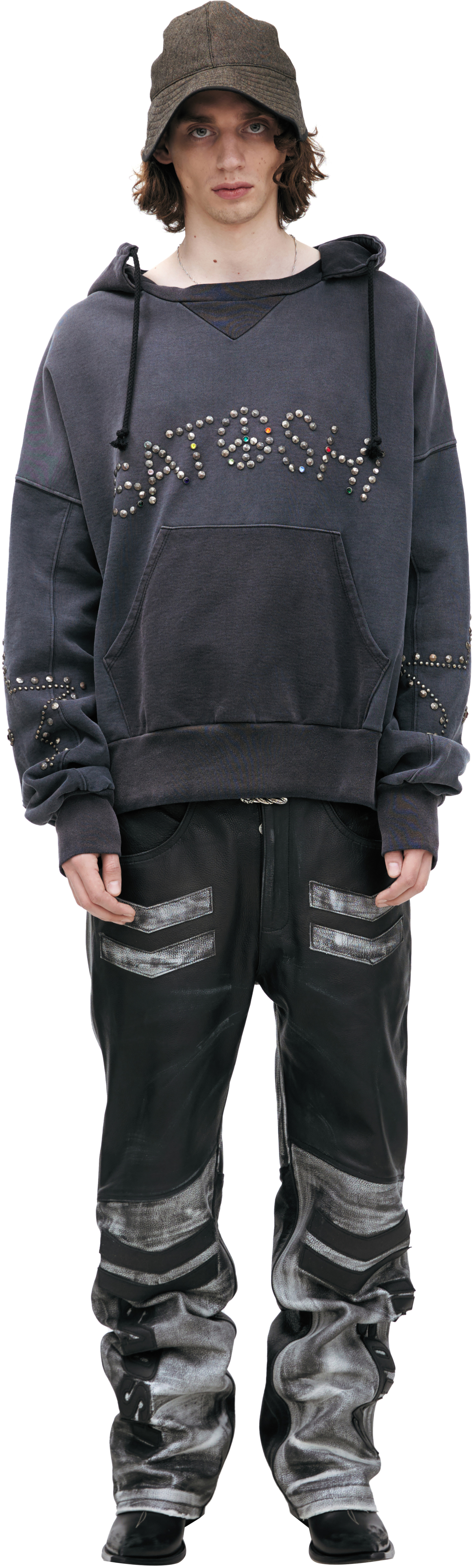 Satoshi Nakamoto Худи с логотипом из страз