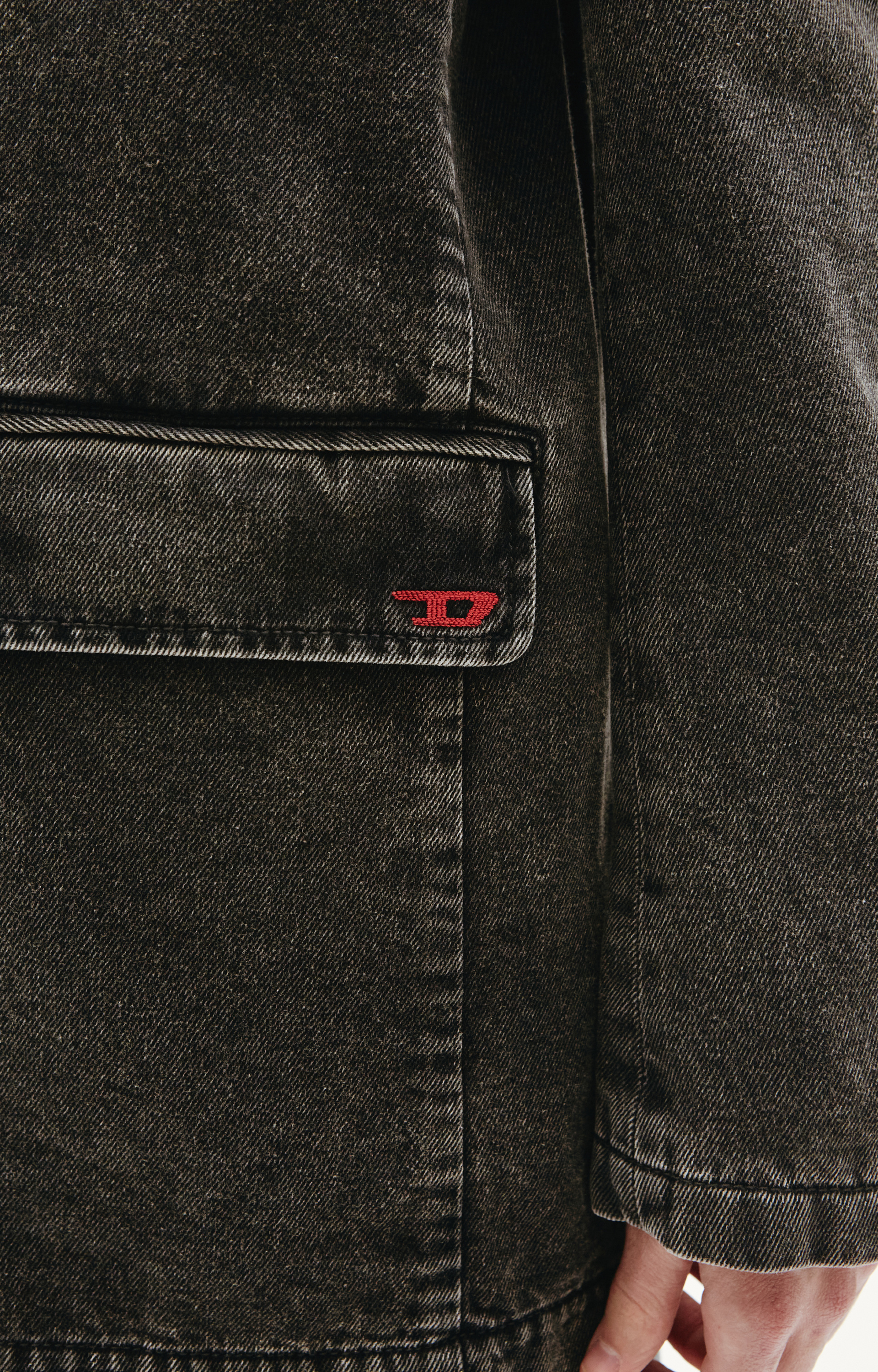 Diesel Джинсовый оверсайз пиджак