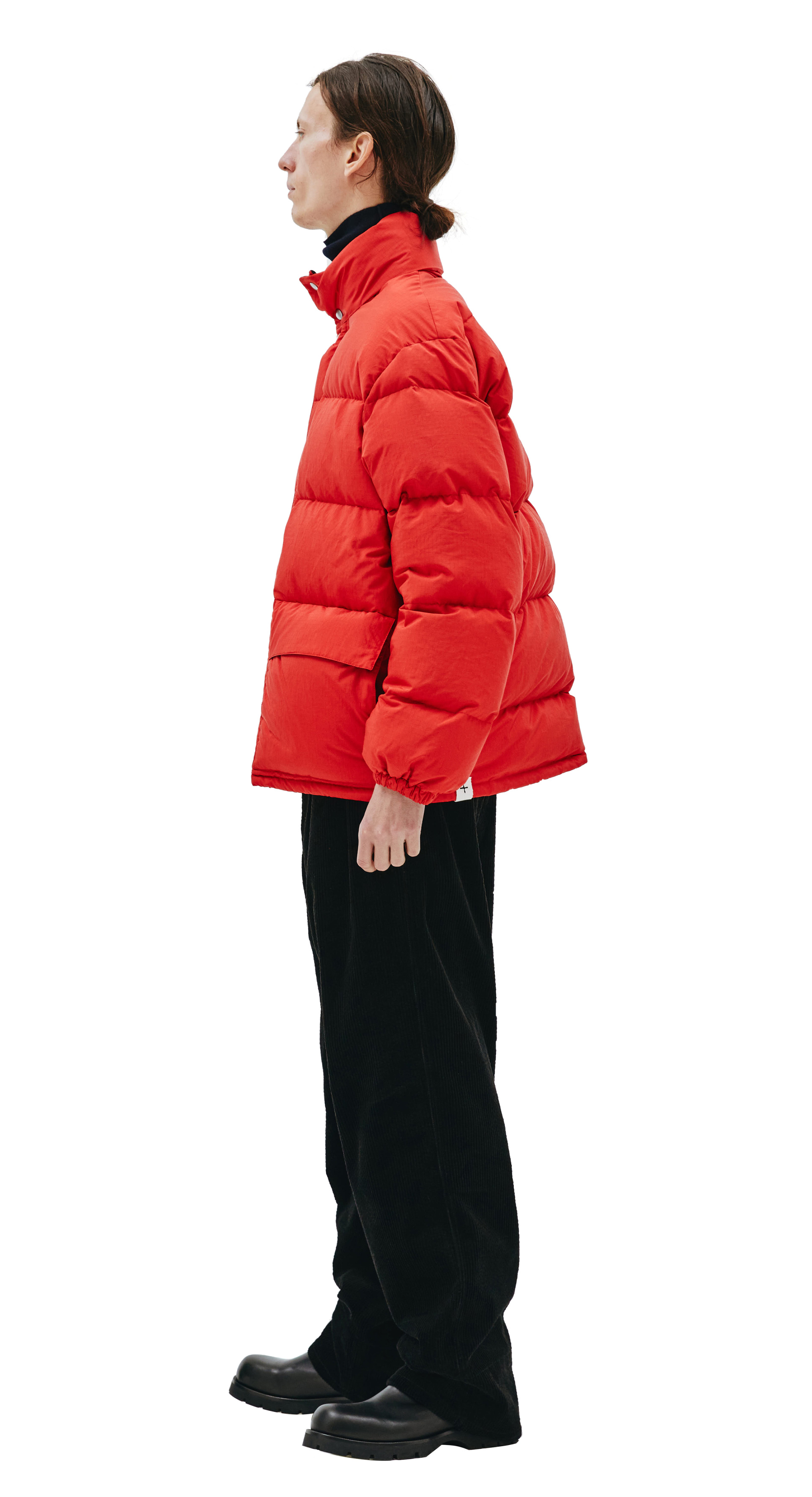 Jil Sander Красная водоотталкивающая куртка