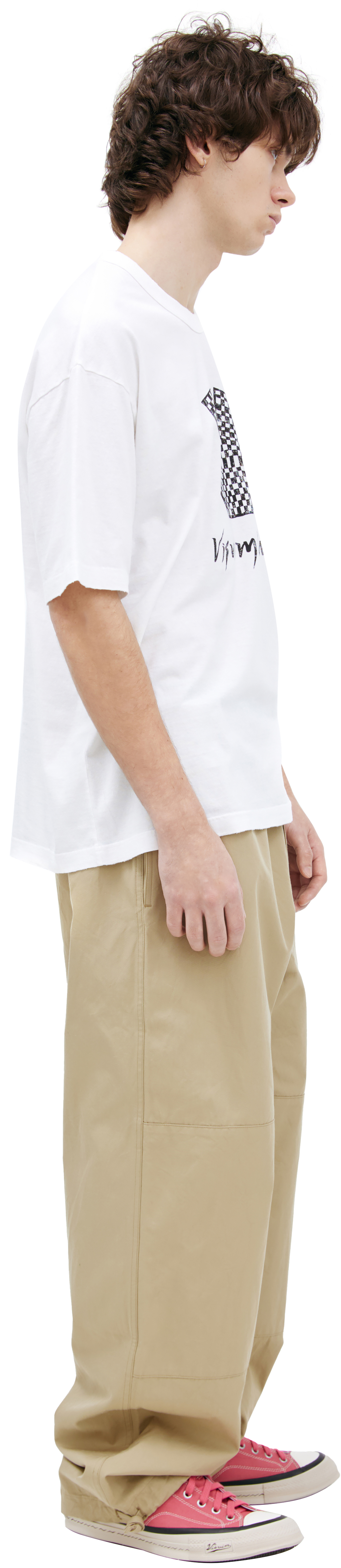 visvim Белая футболка с логотипом