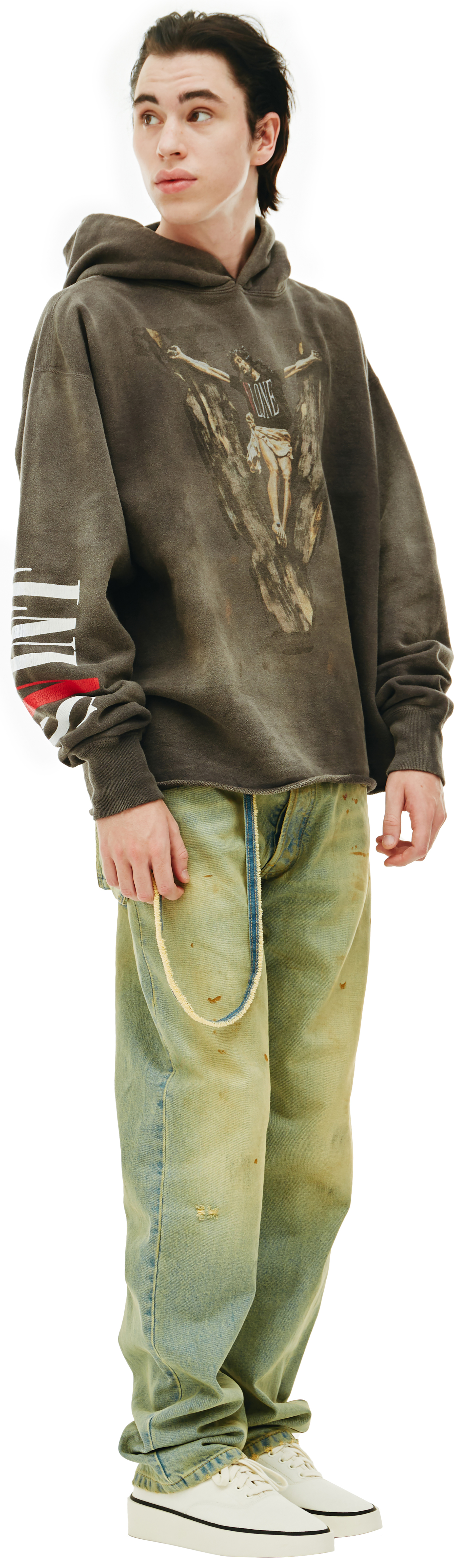 Saint Michael Худи с принтом VLONE x Saint Michael