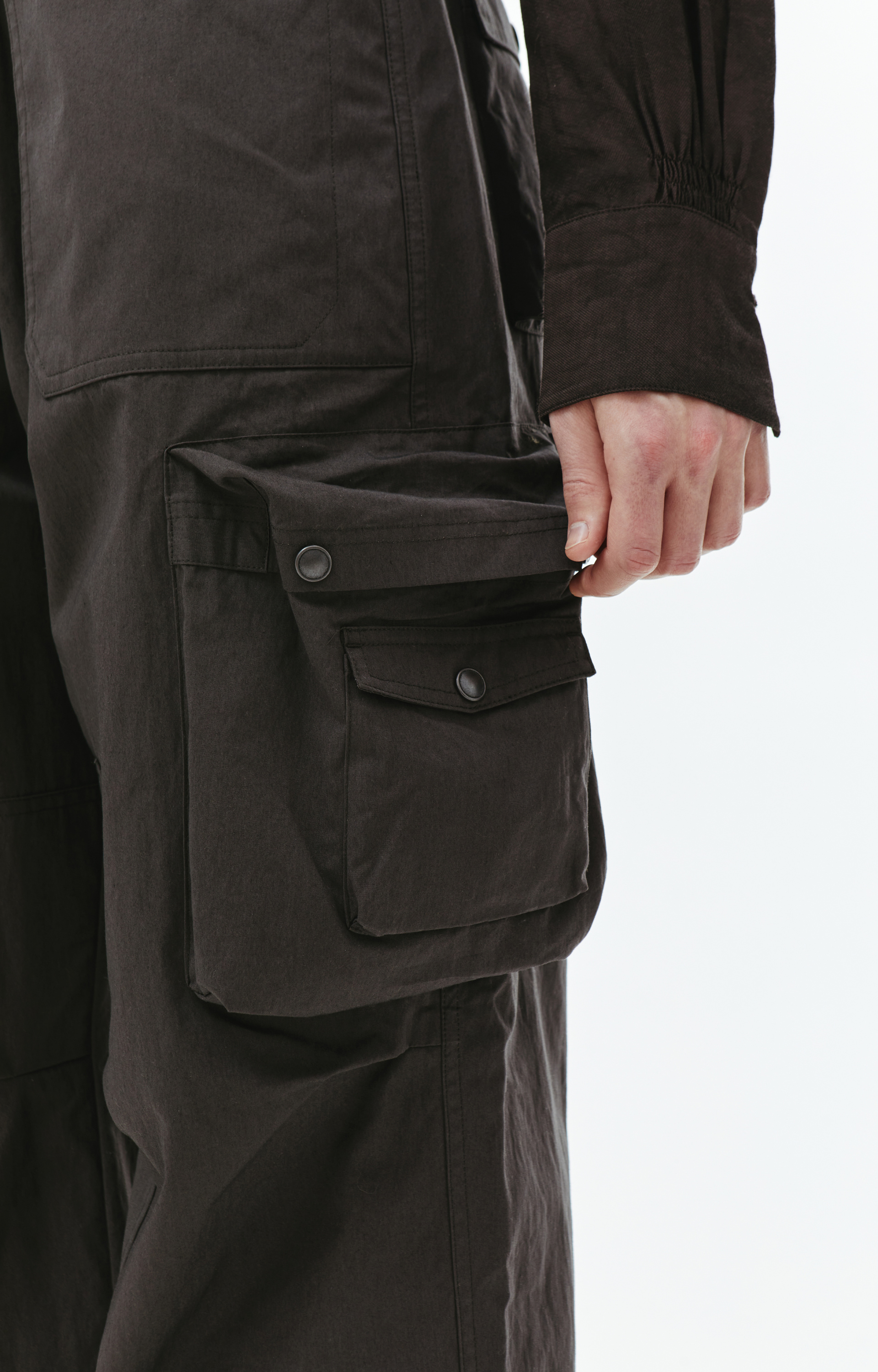 Children of the discordance Широкие брюки-карго с карманами