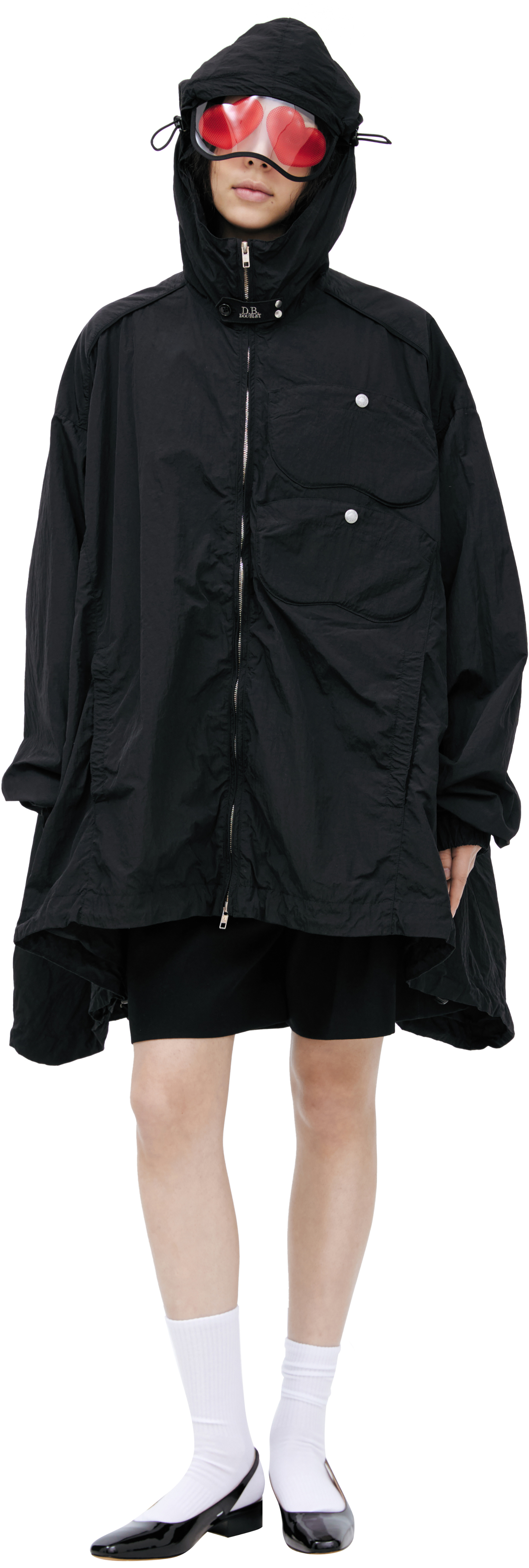 Doublet Черная куртка с очками