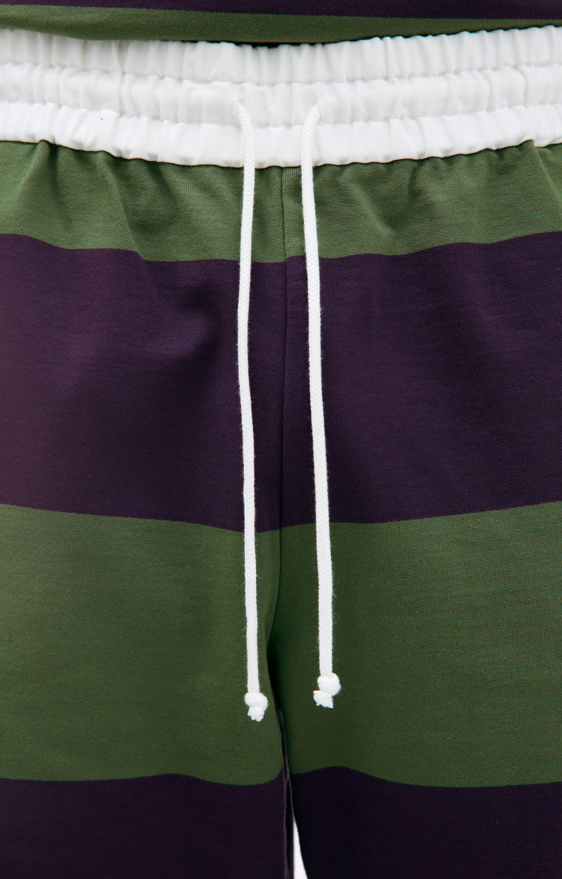 Dries Van Noten Хлопковые брюки в полоску