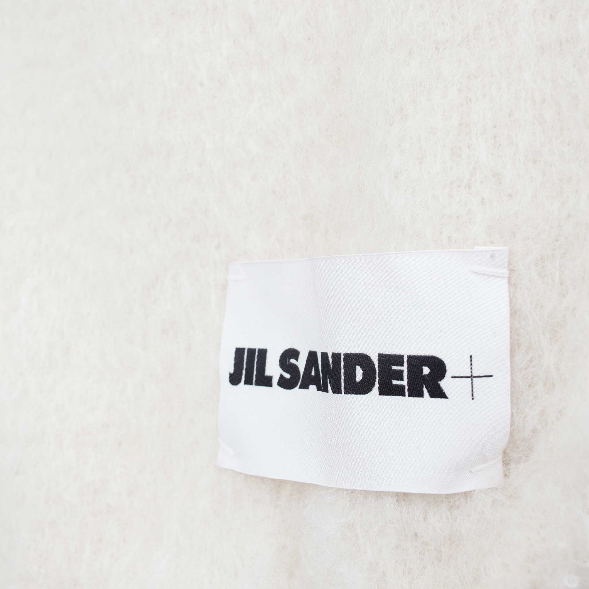 Jil Sander Шарф из мохера с патчем