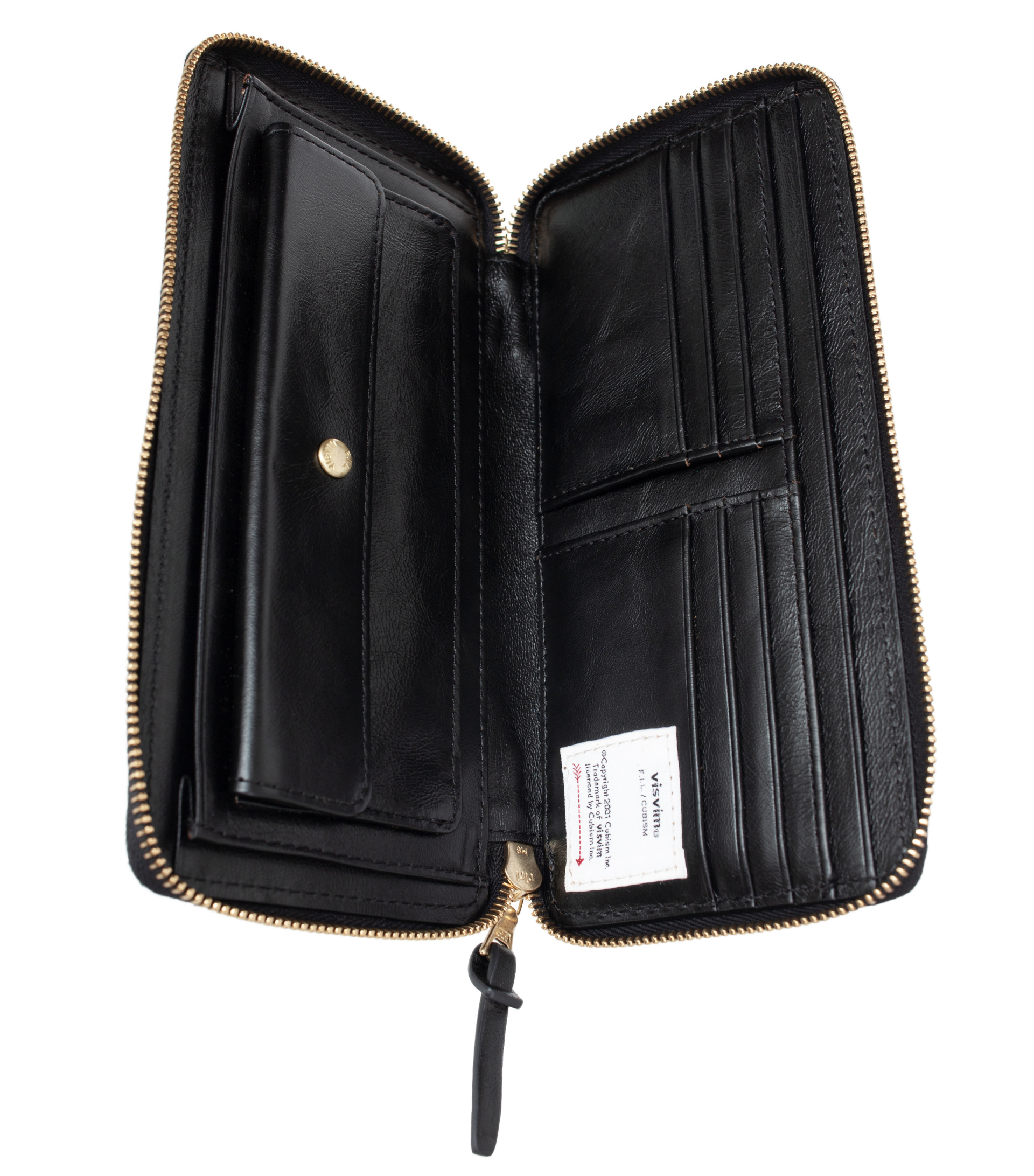 visvim Кожаный кошелек на молнии