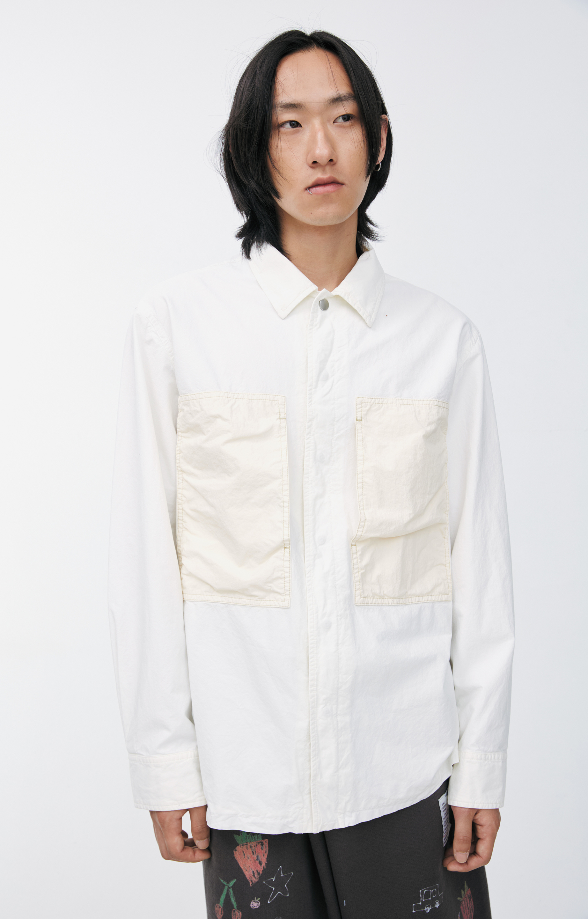 Jil Sander Рубашка с накладными карманами