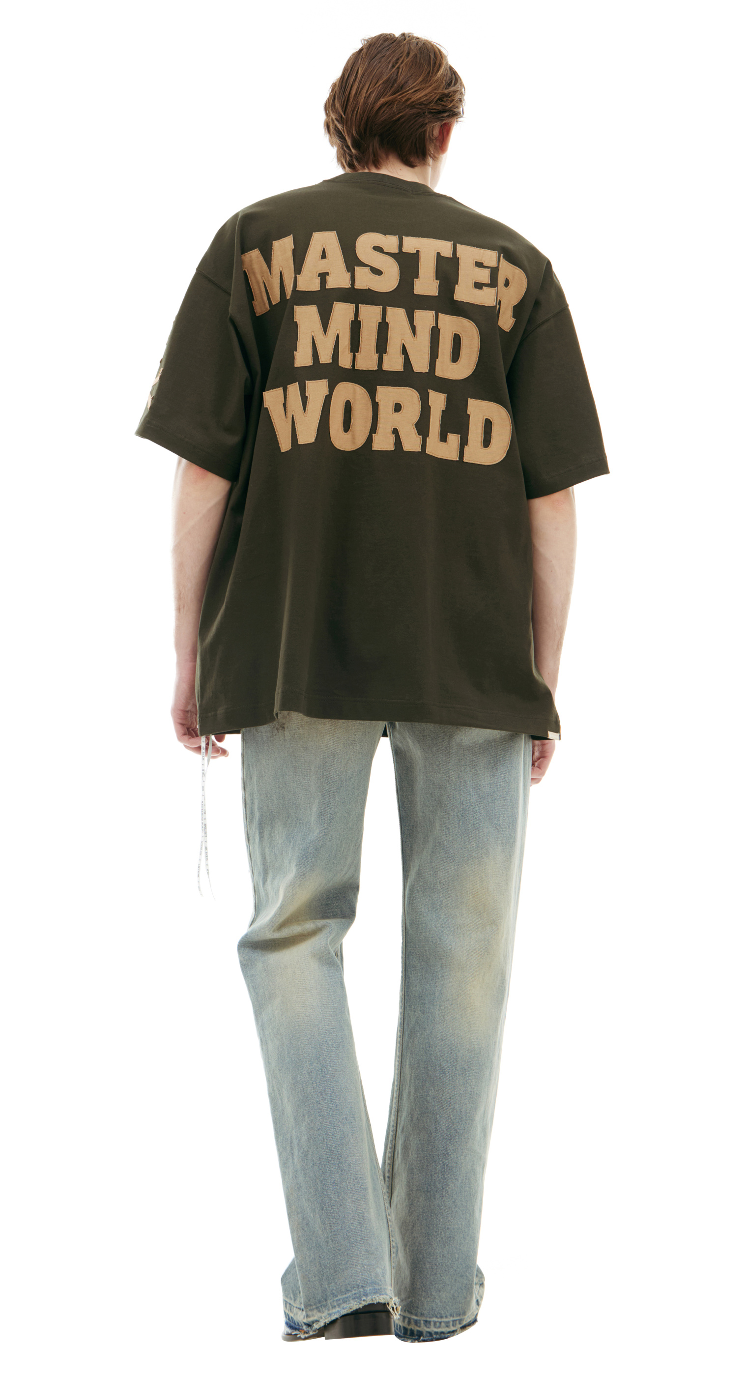 Mastermind WORLD Футболка с логотипом на рукавах