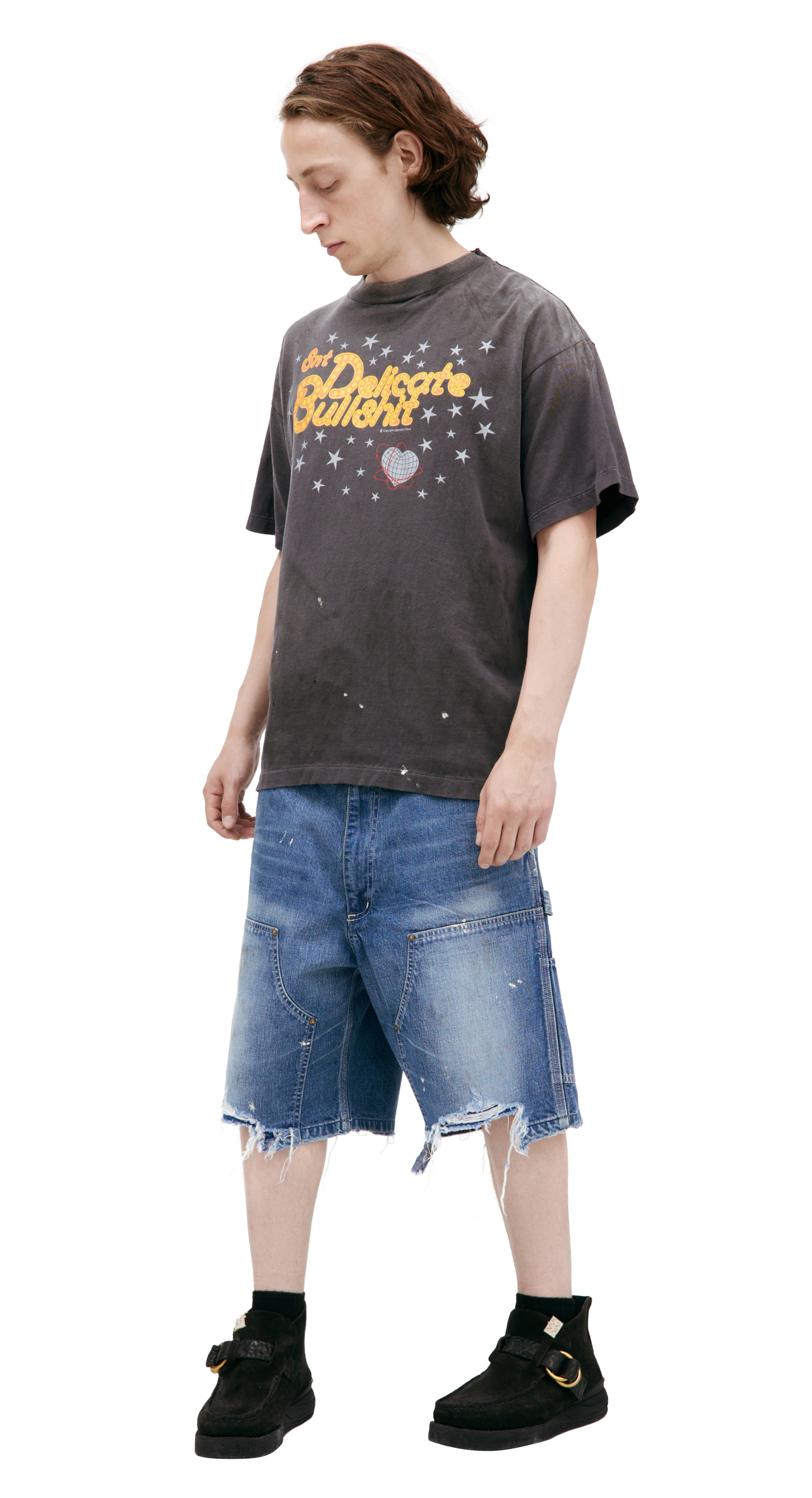 Saint Mxxxxxx Футболка \'DELICATE BULLSHIT\'