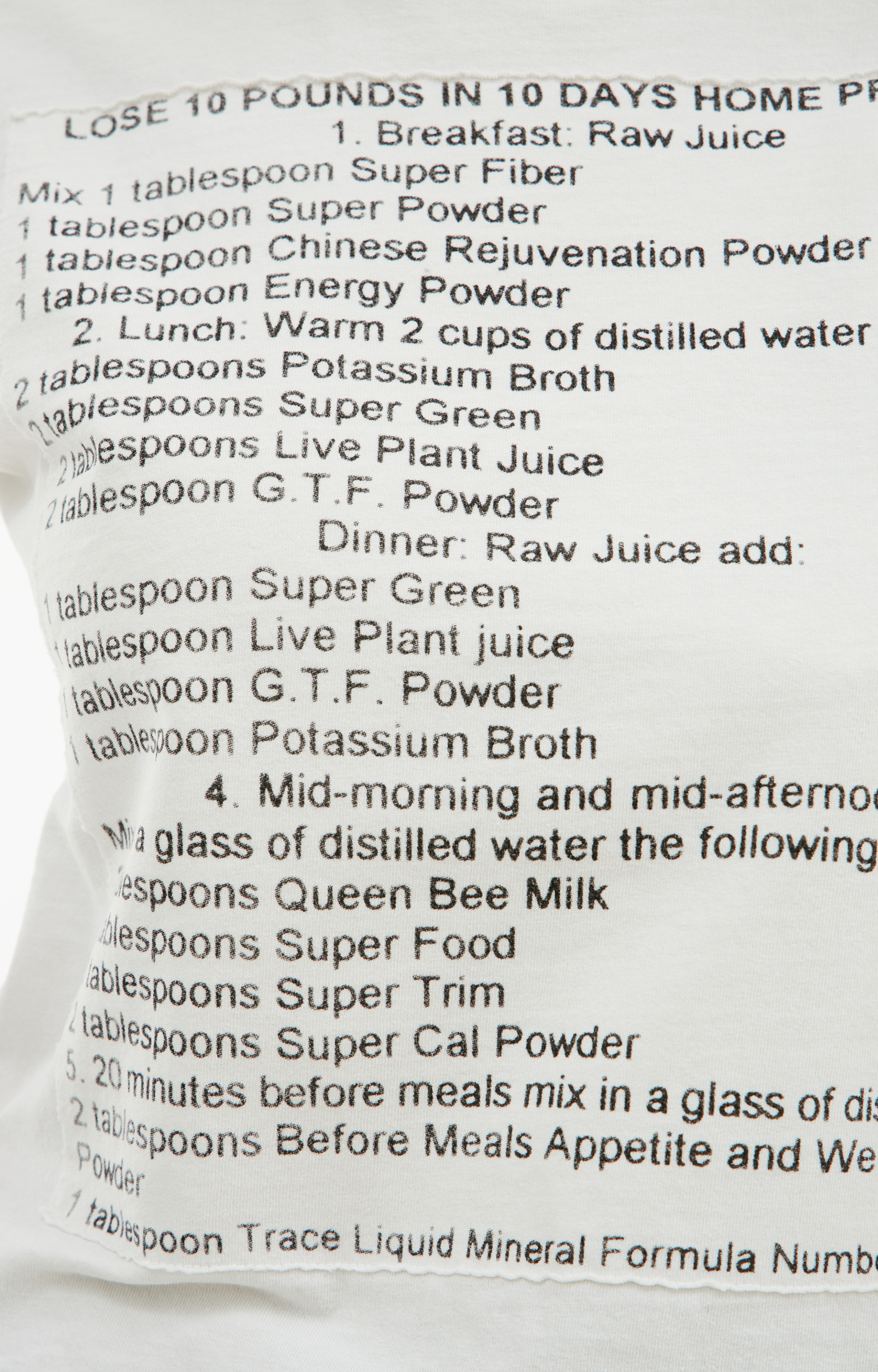 Enfants Riches Déprimés Белая футболка с принтом