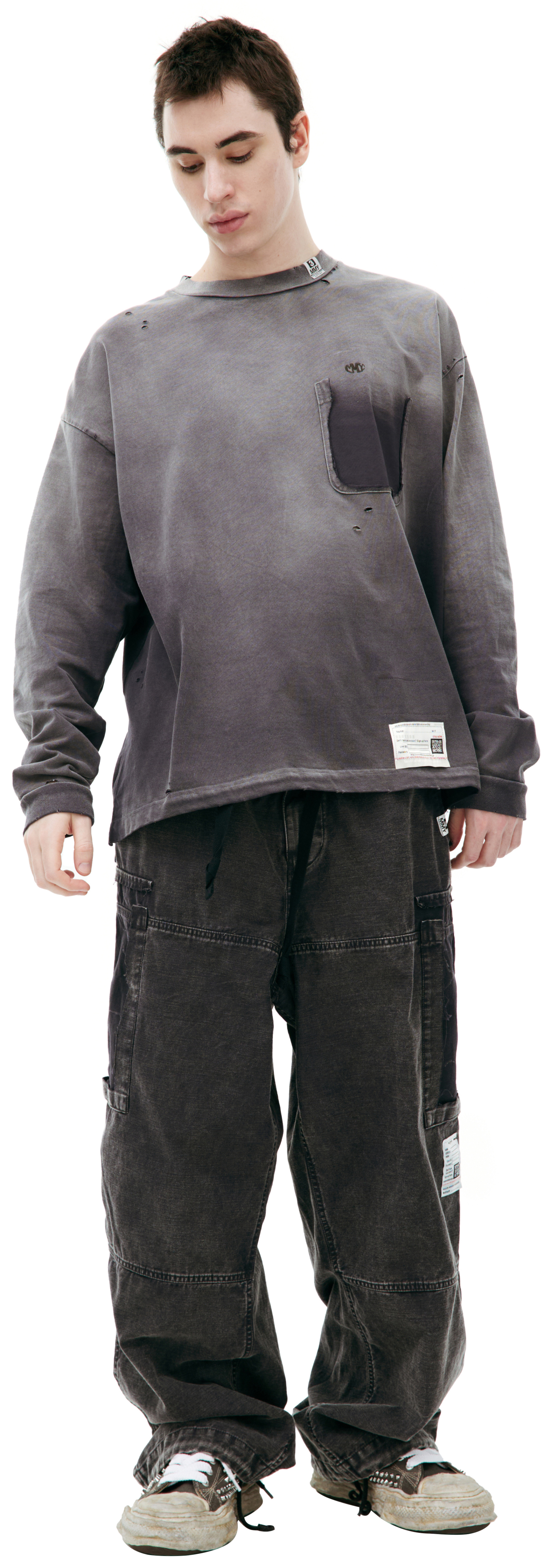 Maison Mihara Yasuhiro Лонгслив Sun Faded