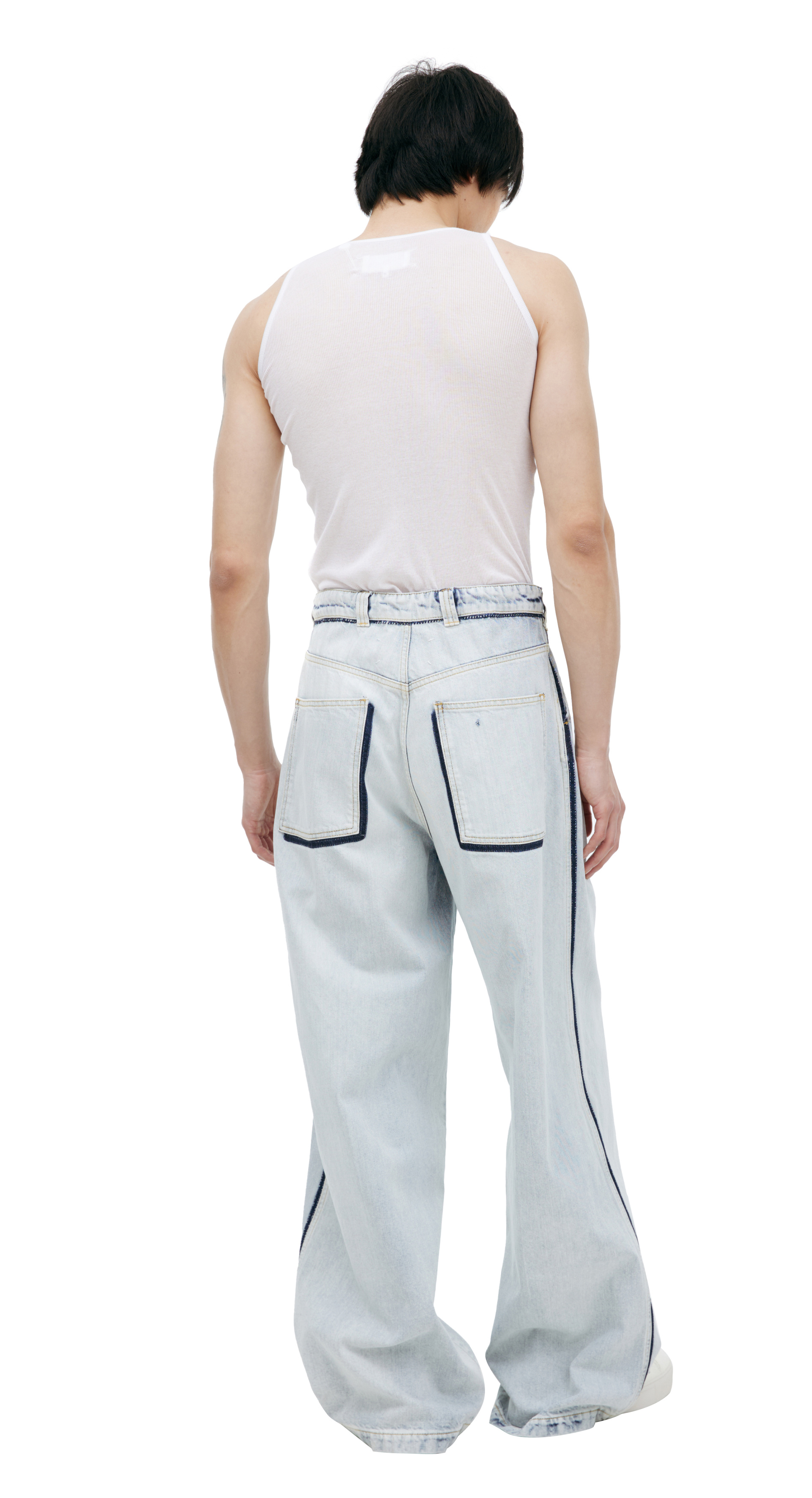 Maison Margiela Джинсы с контрастной строчкой