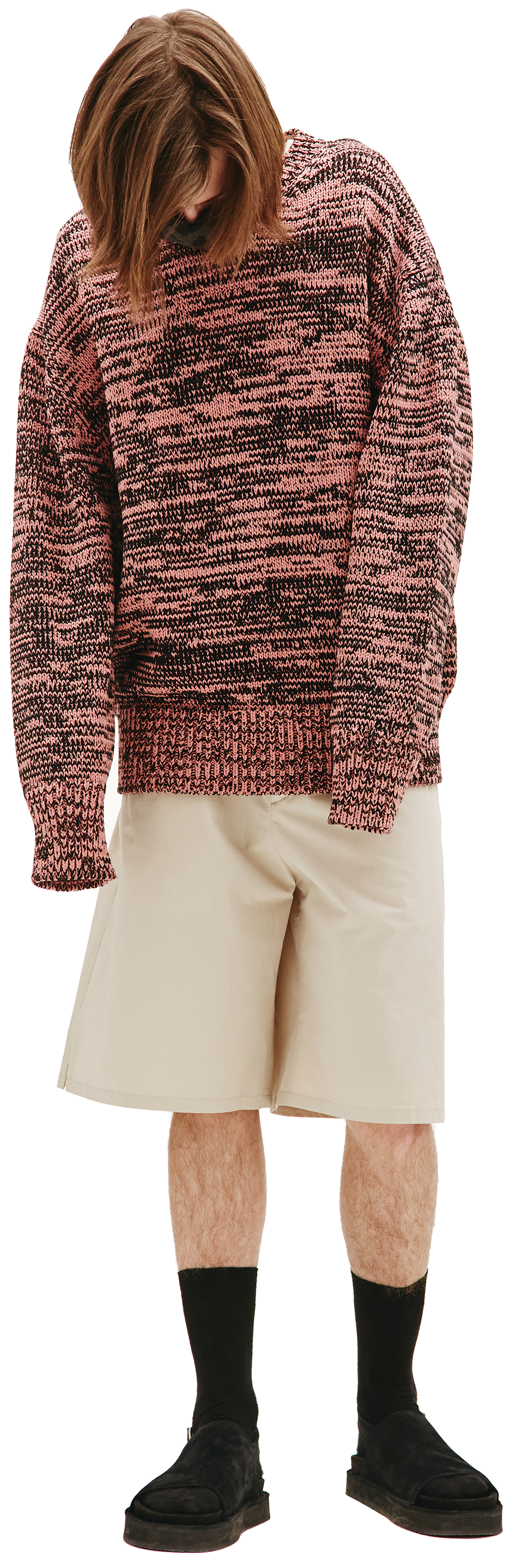 OAMC Свитер в крупную вязку с патчем