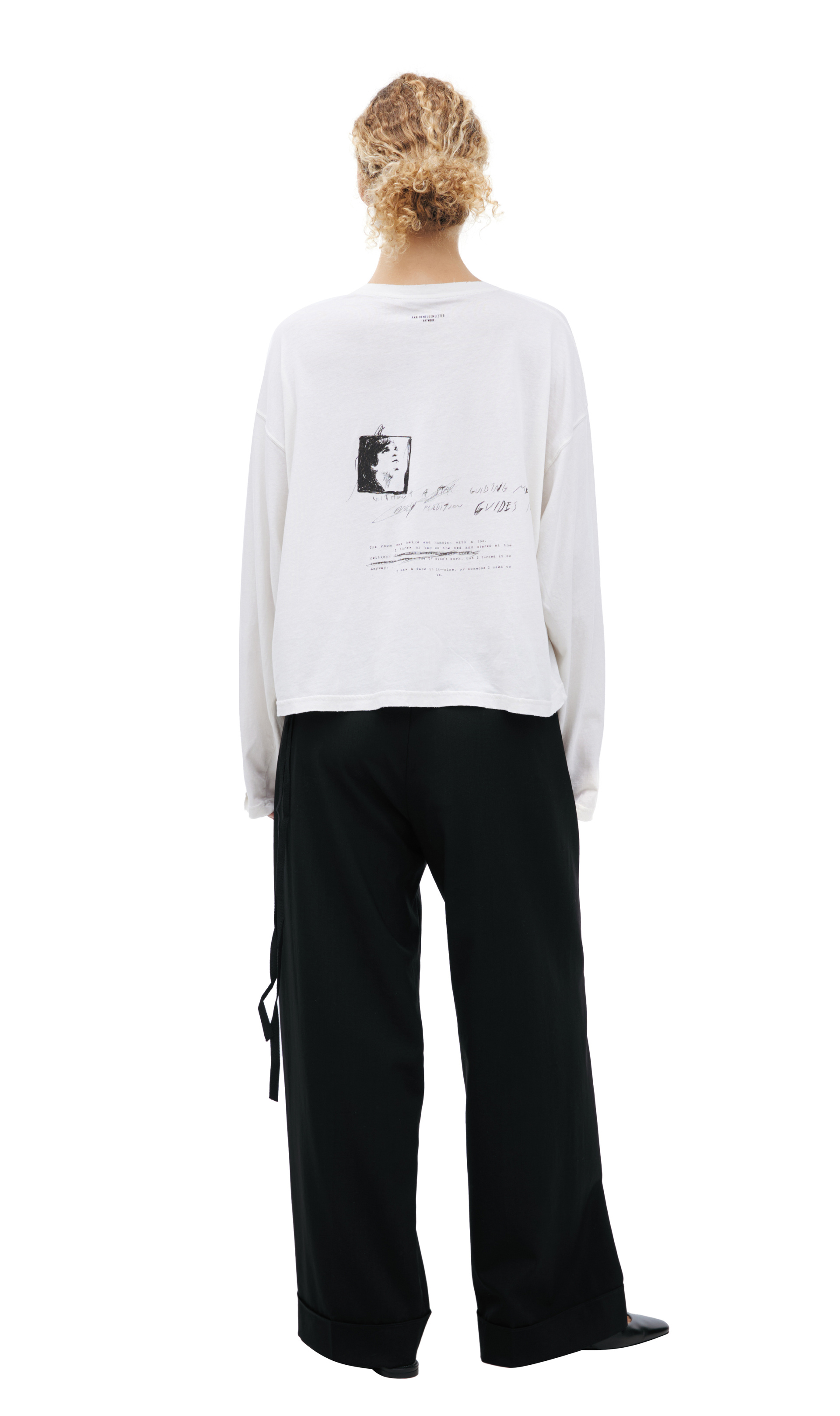 Ann Demeulemeester Лонгслив ARE YOU DREAMING SKETCH