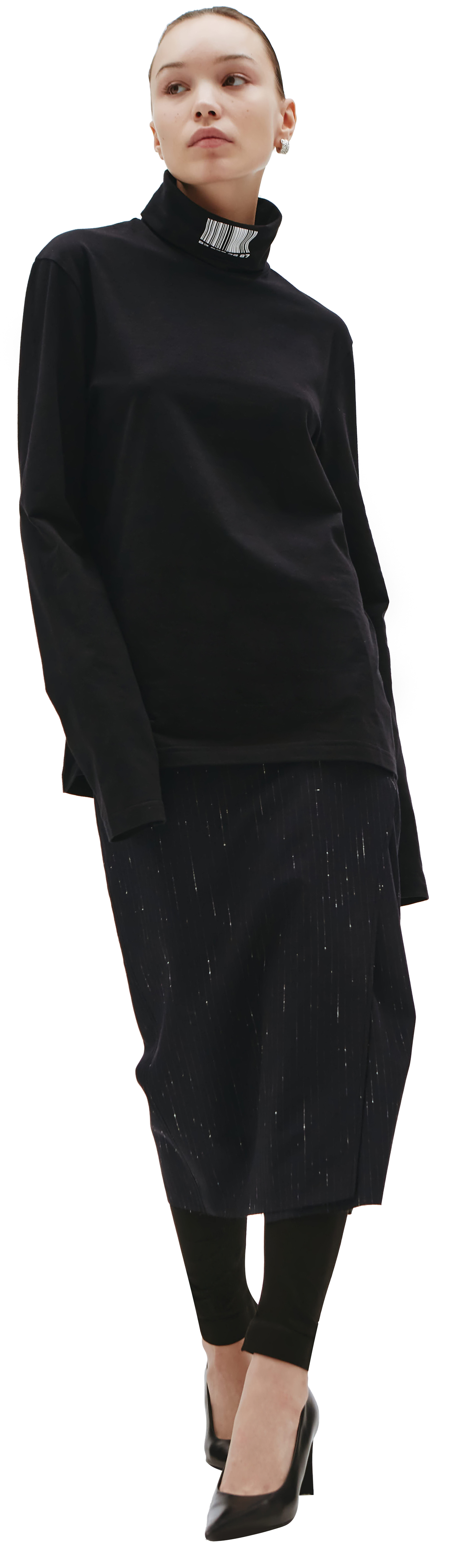 VTMNTS Водолазка с принтом штрихкода