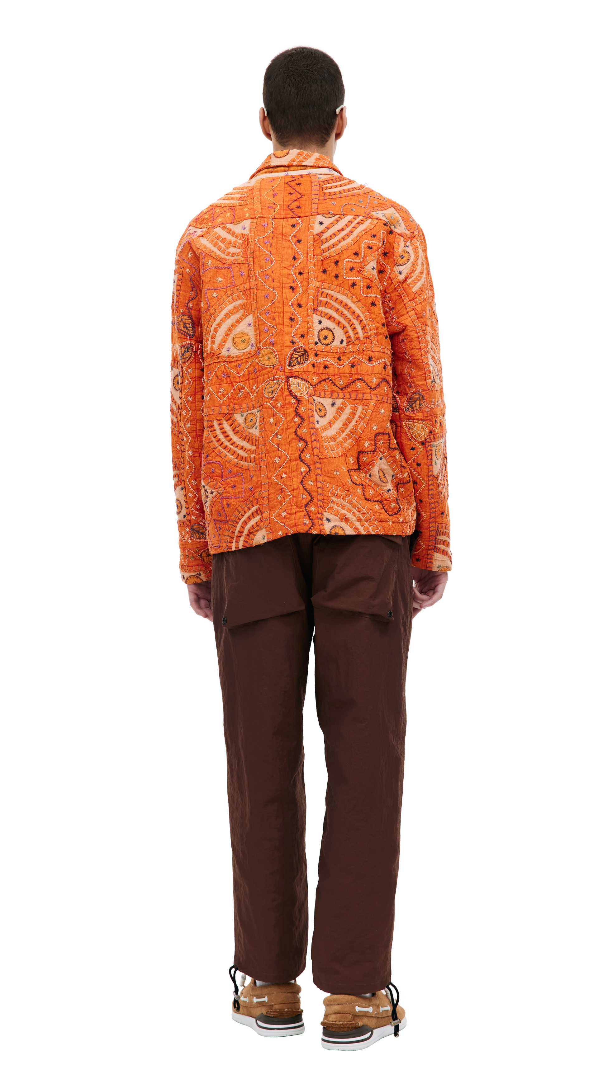 KARU RESEARCH Стеганая куртка с ручной вышивкой