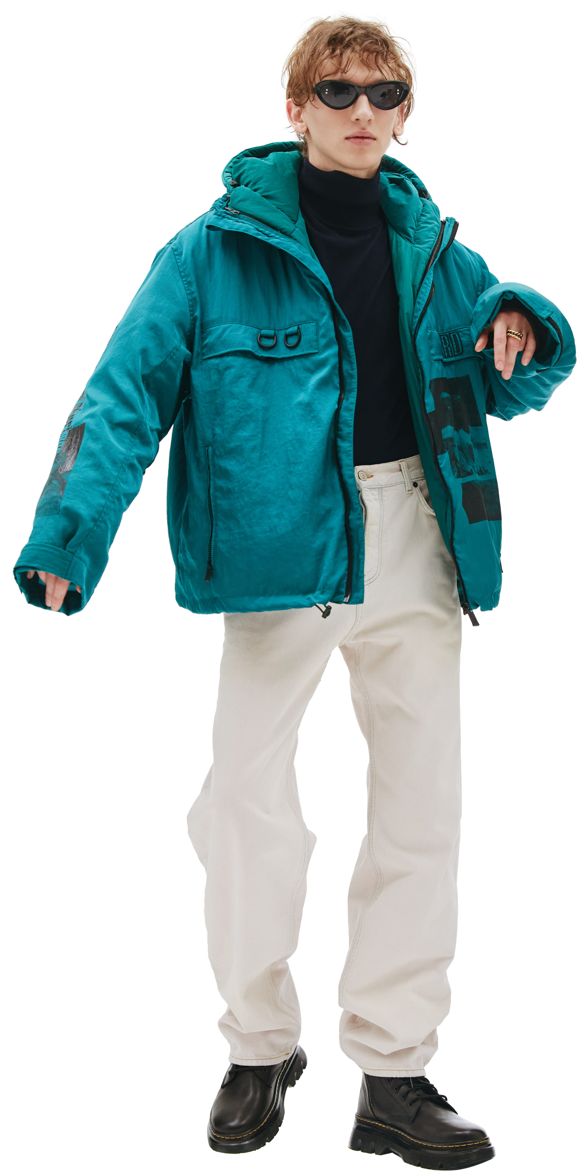 Enfants Riches Déprimés Оверсайз куртка Theatre for Dogs с принтами