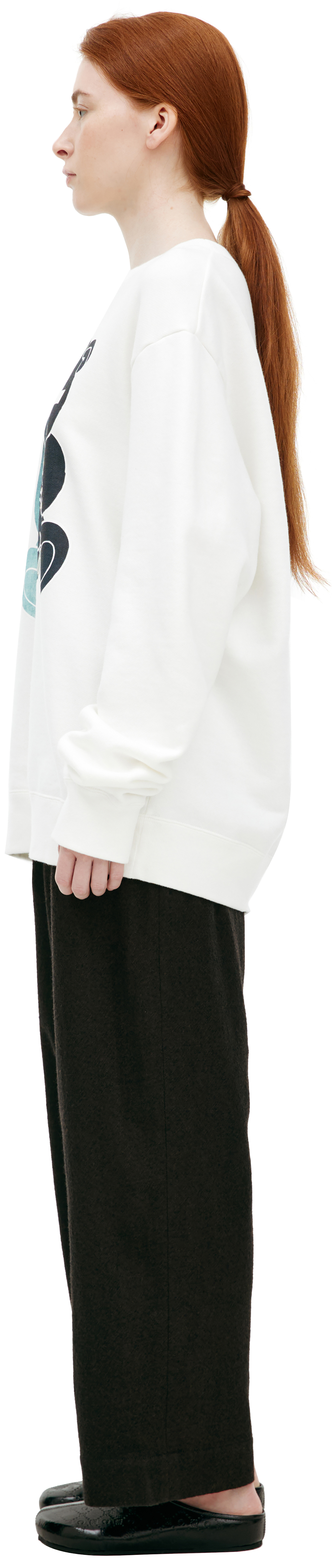 Undercover Белый свитшот с принтом