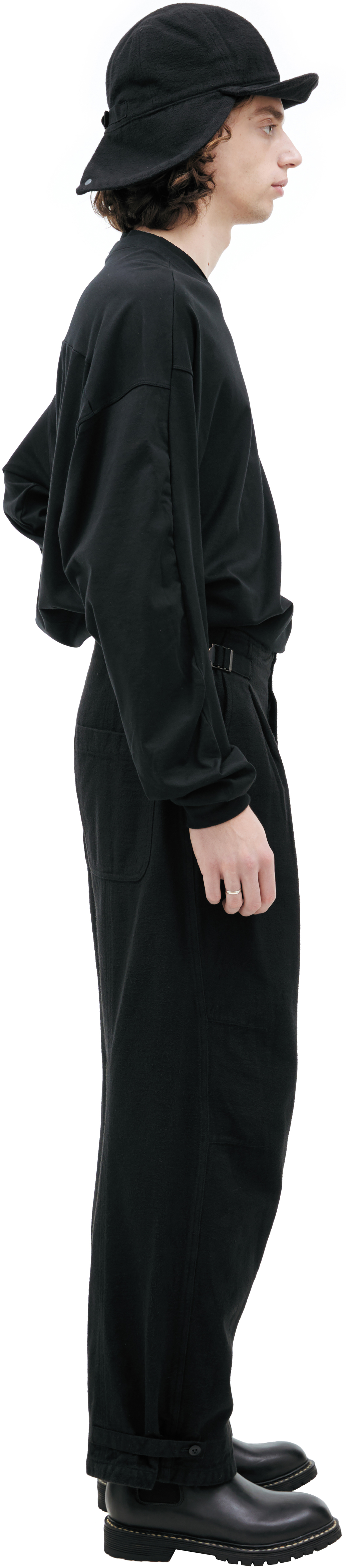 The Viridi-Anne Широкие брюки с защипами