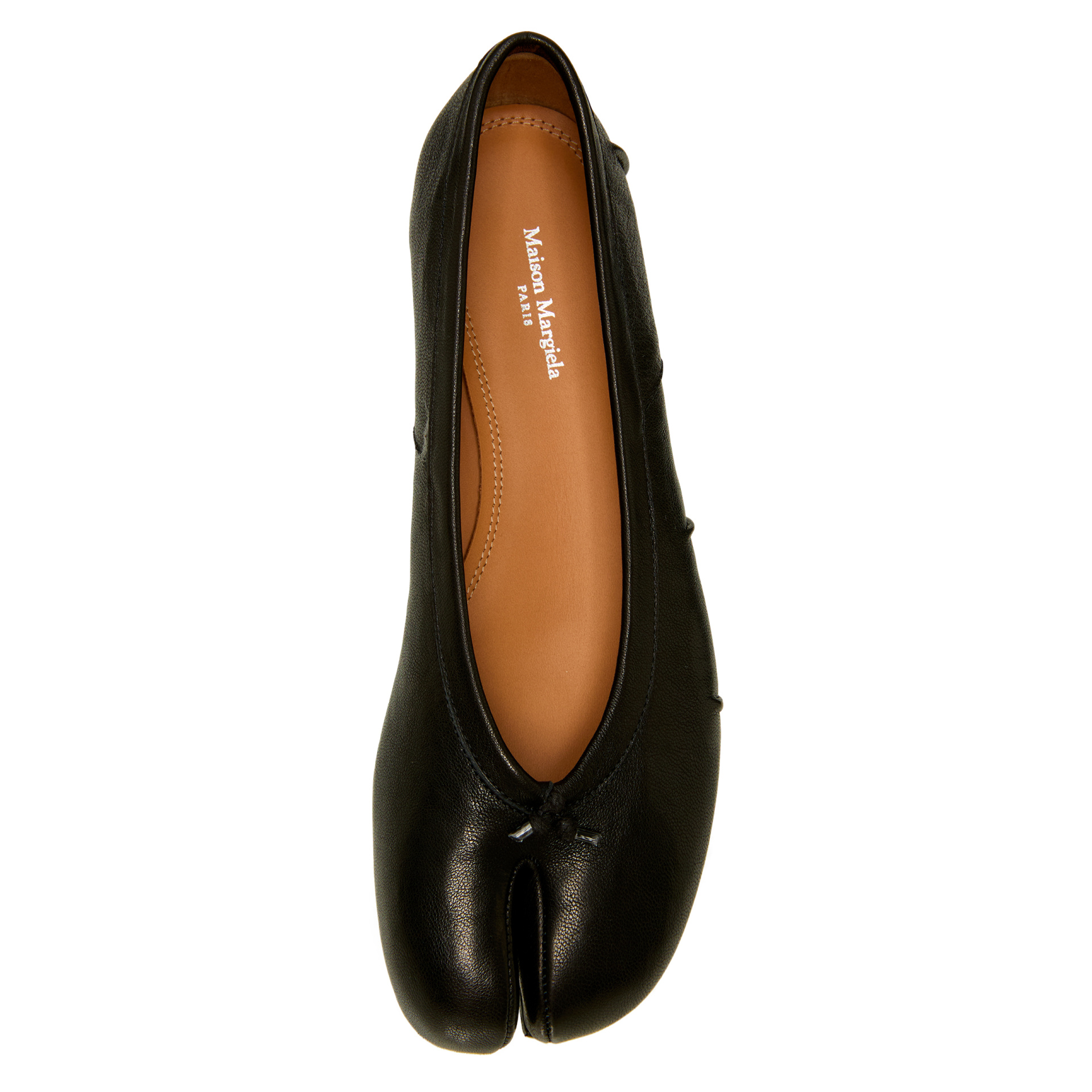 Maison Margiela Кожаные балетки Tabi