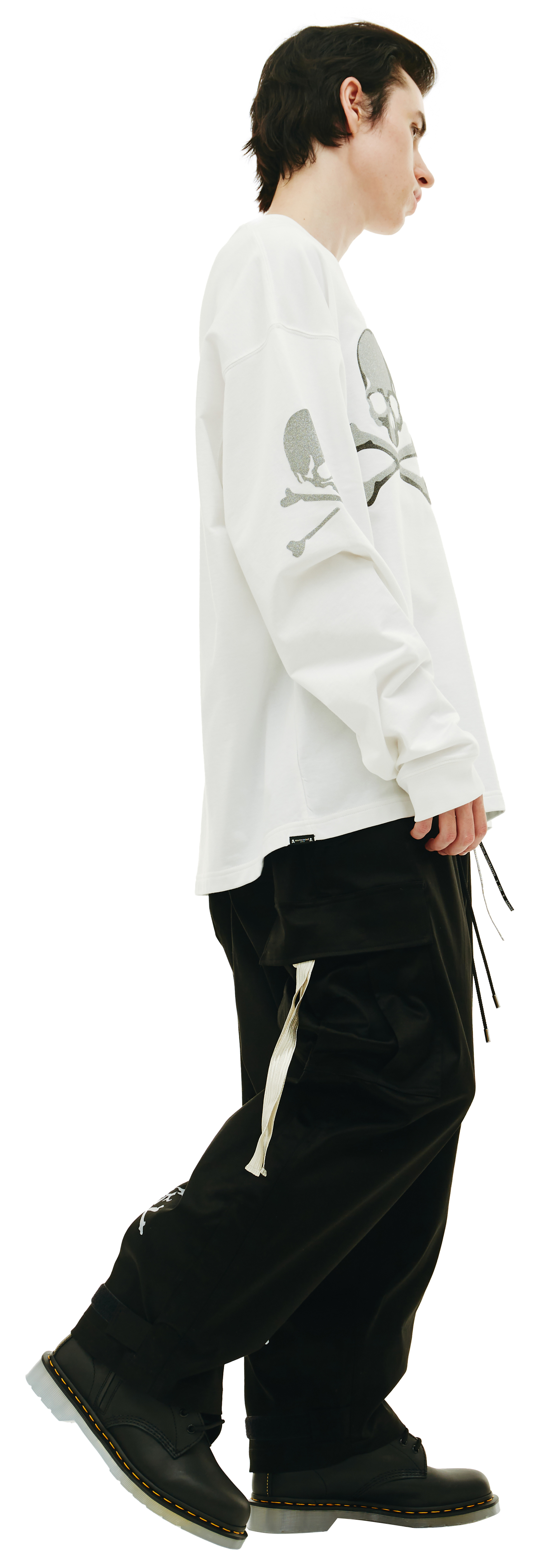 Mastermind WORLD Оверсайз лонгслив с черепами