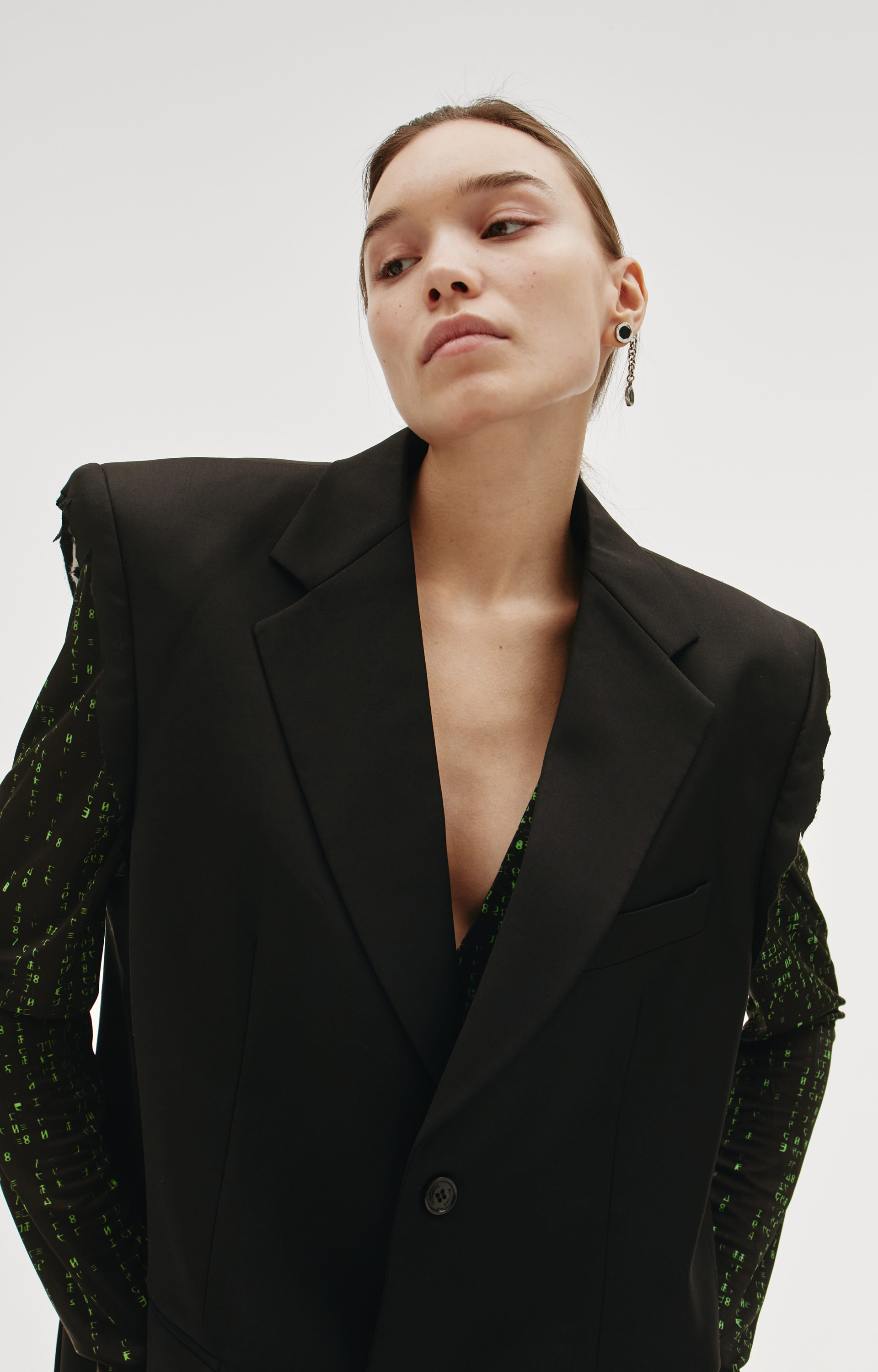 VETEMENTS Оверсайз пиджак без рукавов