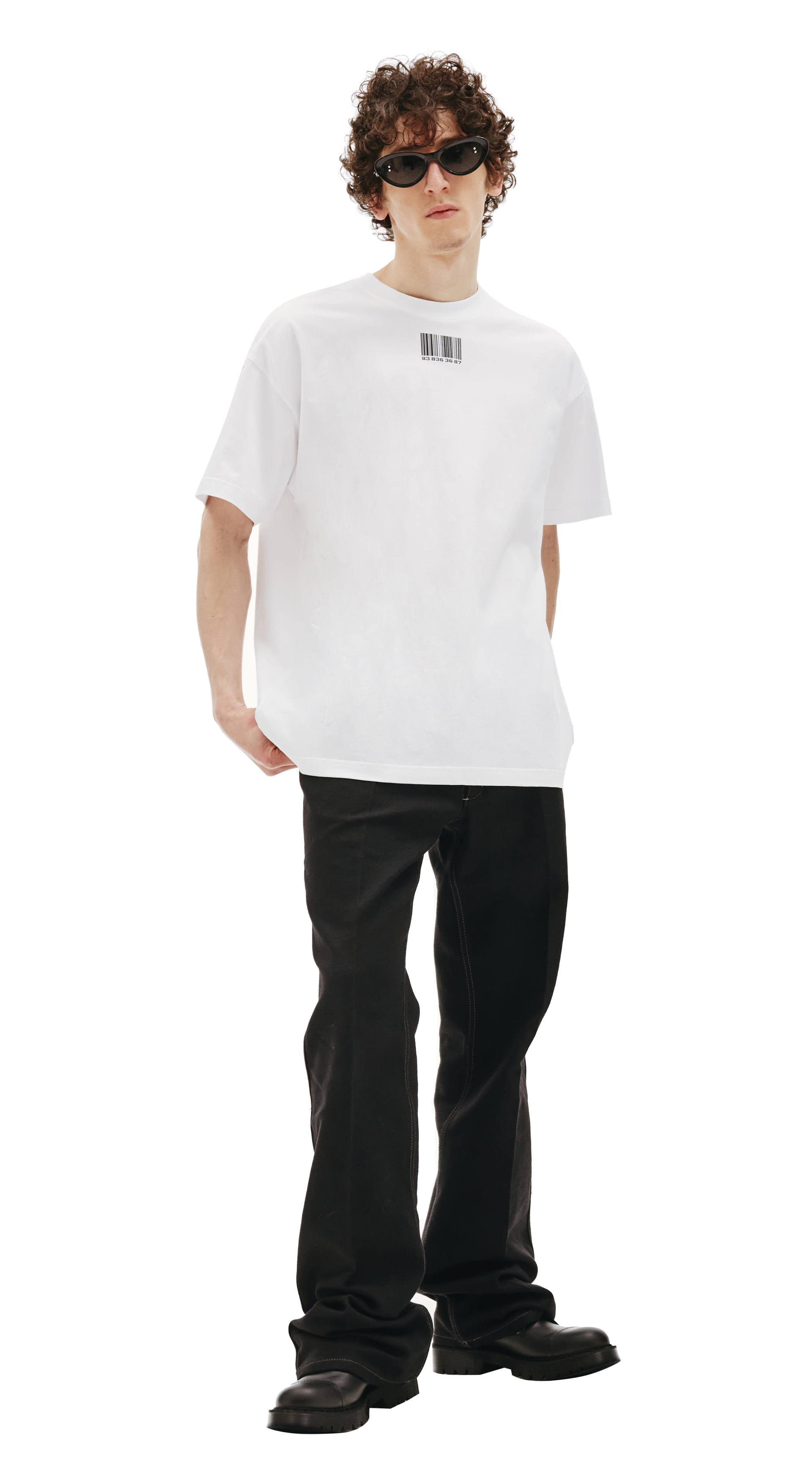 VTMNTS Футболка с принтом штрихкода