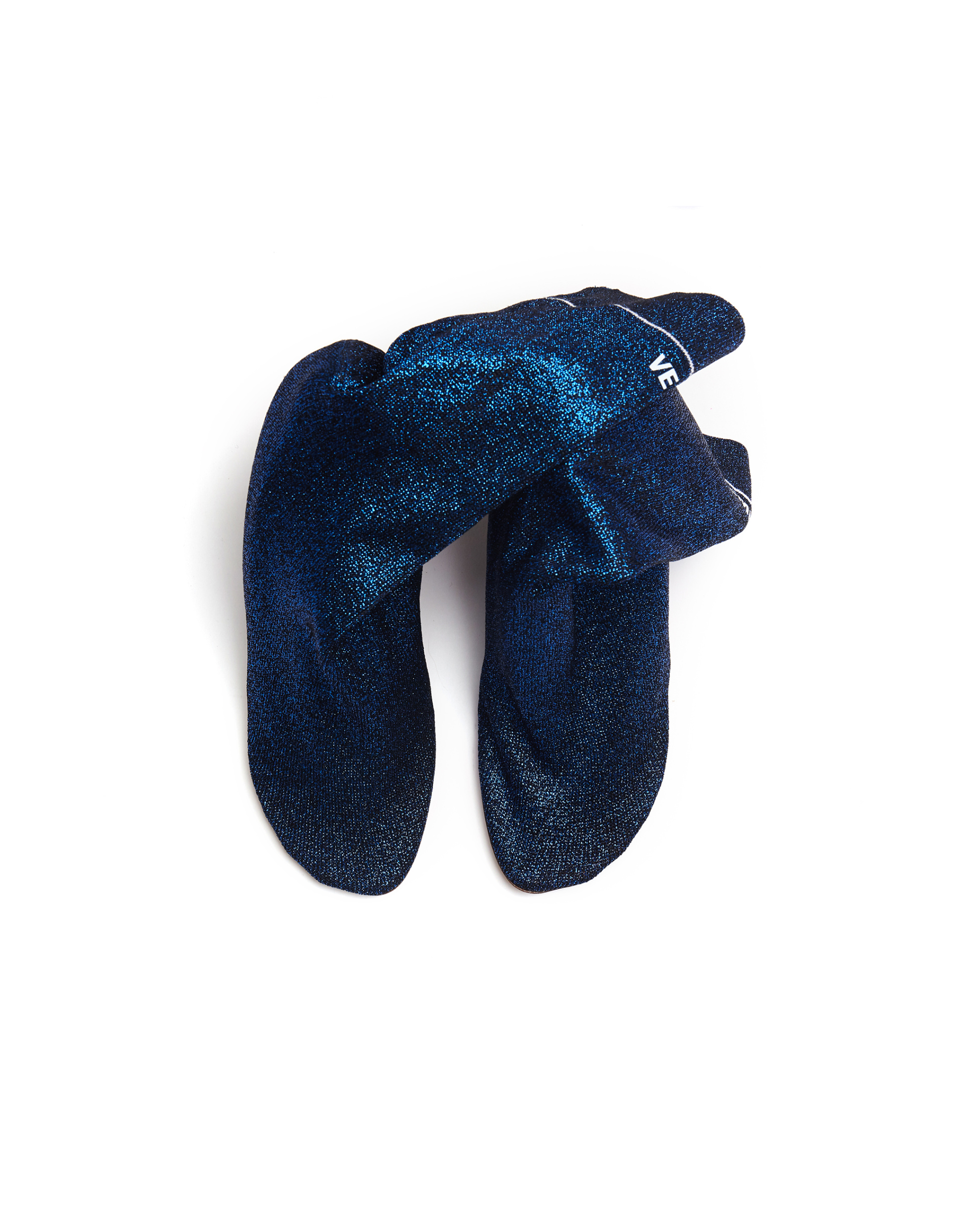 VETEMENTS Ботильоны-носки с люрексом