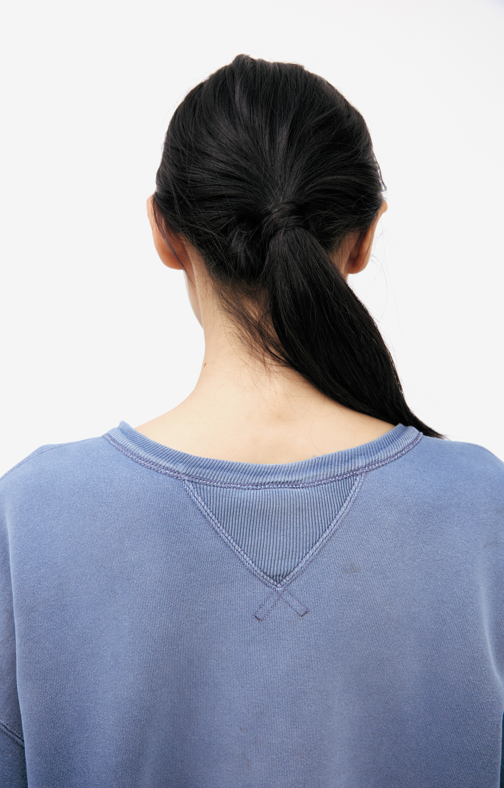 Saint Mxxxxxx Голубой свитшот с логотипом