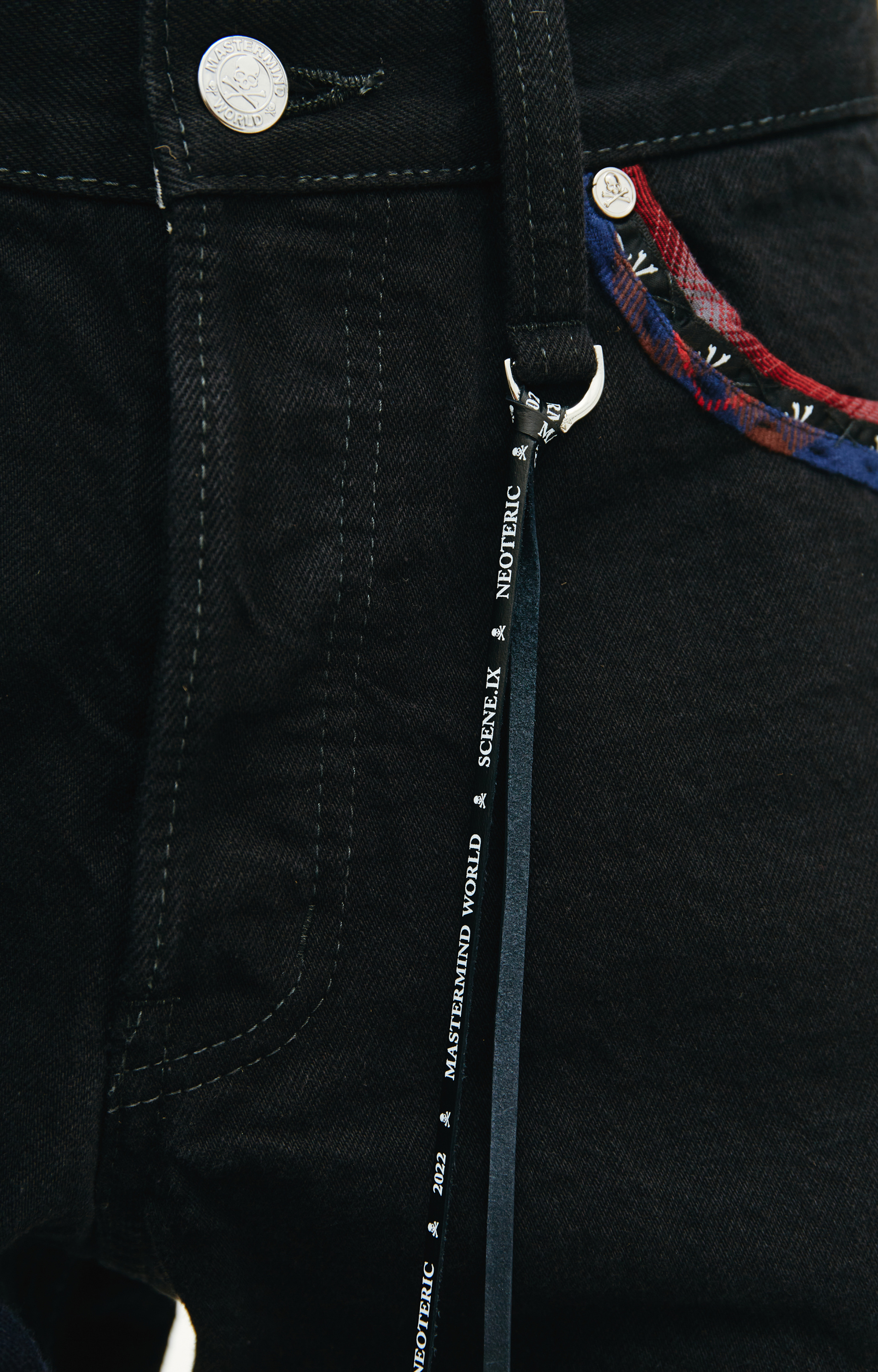 Mastermind WORLD Зауженные джинсы с молниями