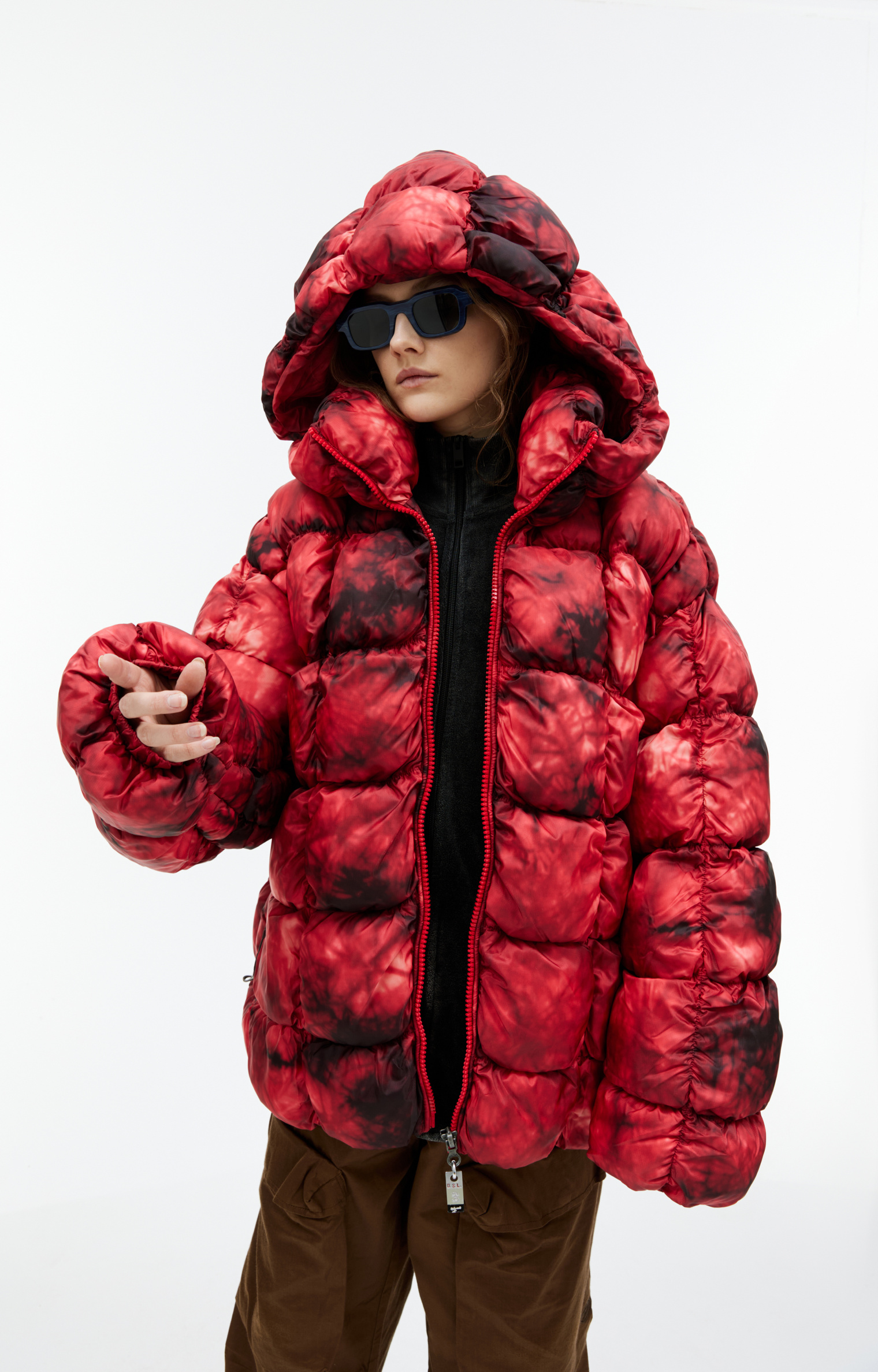Diesel Тайдай пуховик W-Ralle