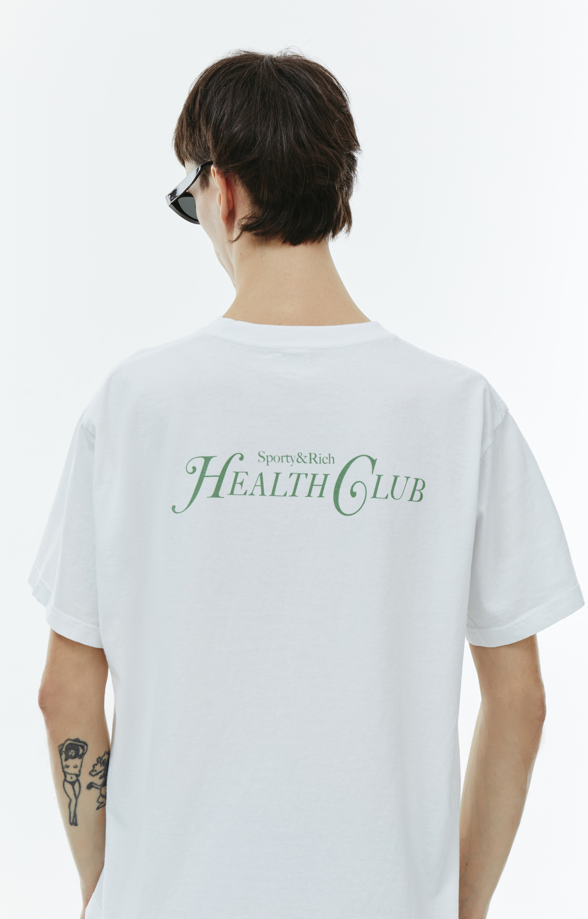 SPORTY & RICH Белая футболка Rizzoli