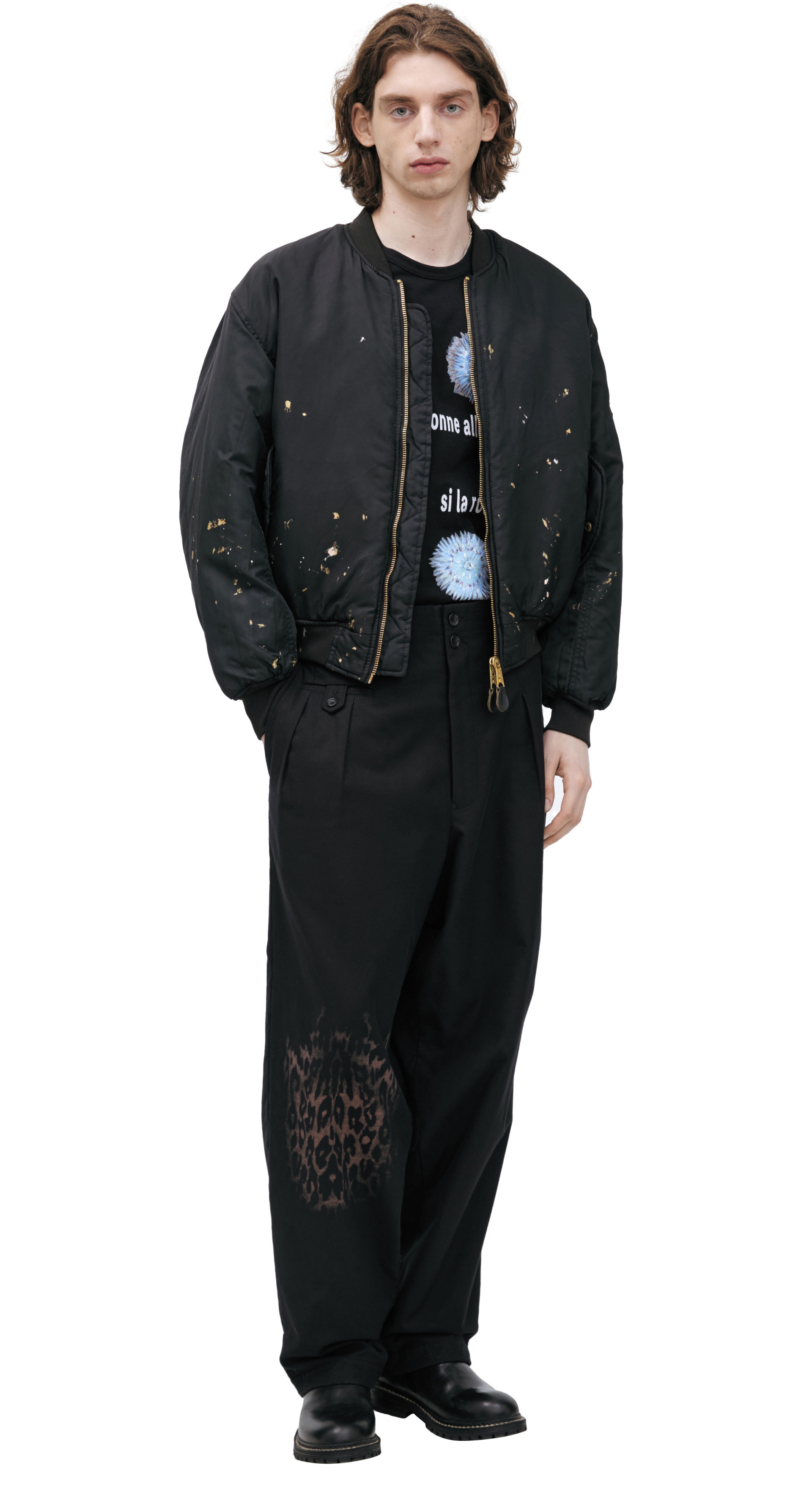 Mastercraft Union Бомбер с эффектом краски