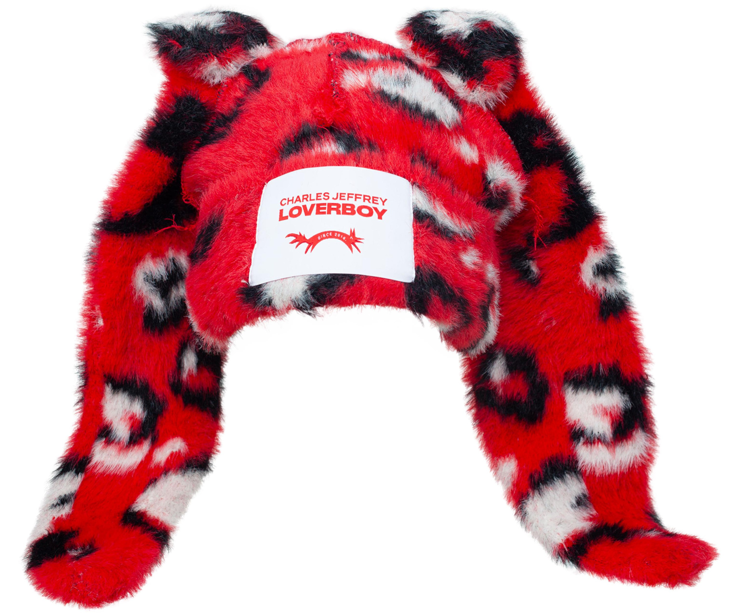 CHARLES JEFFREY LOVERBOY Красная шапка с ушами