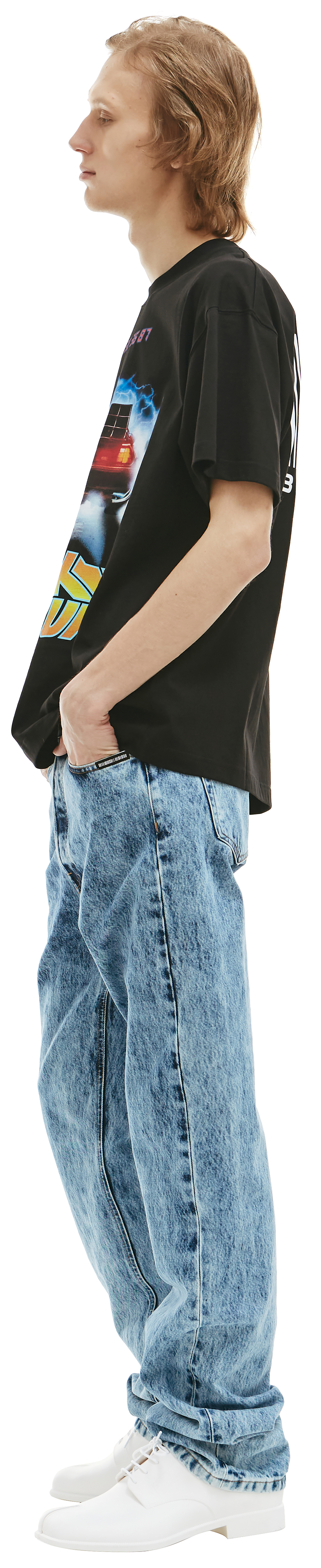 VTMNTS Футболка с принтом Back to the future