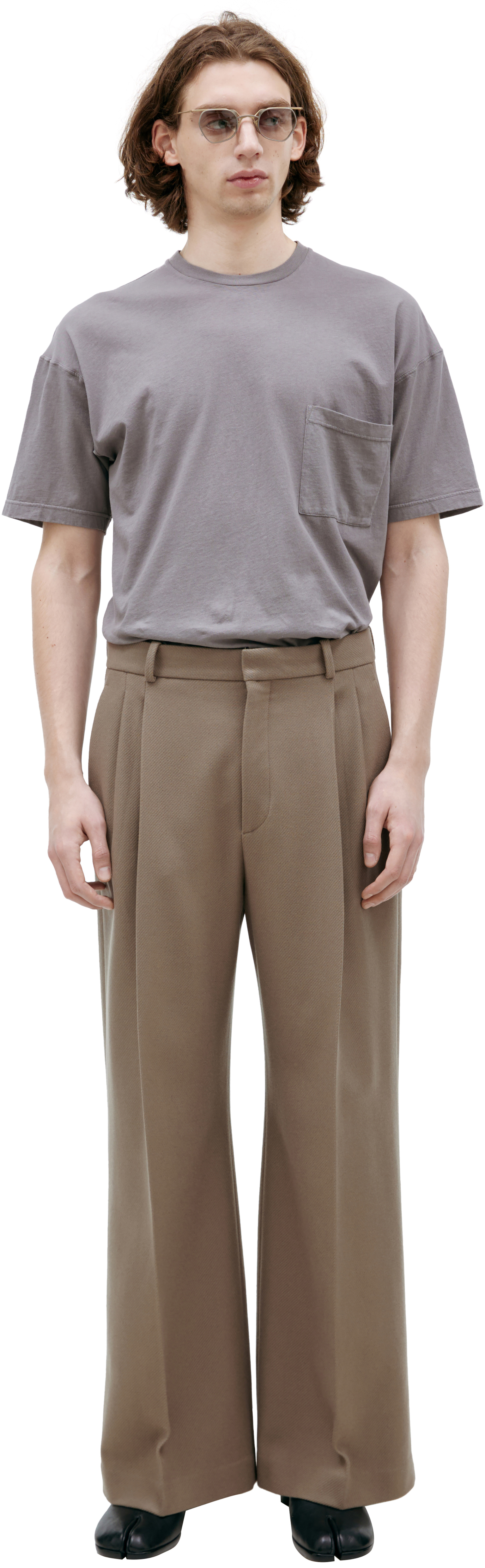 The Row Широкие брюки из шерсти