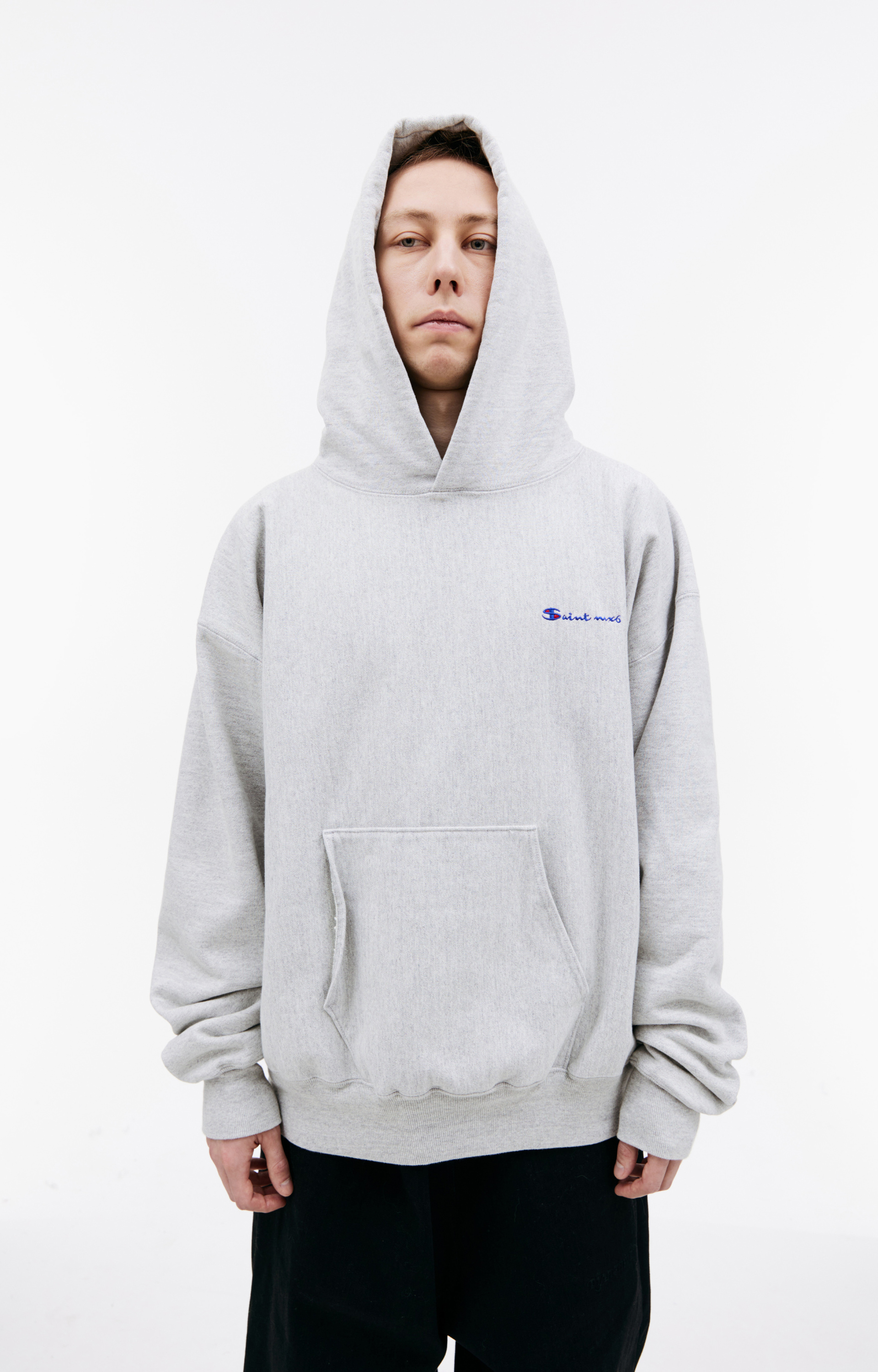 Saint Michael Оверсайз худи с логотипом