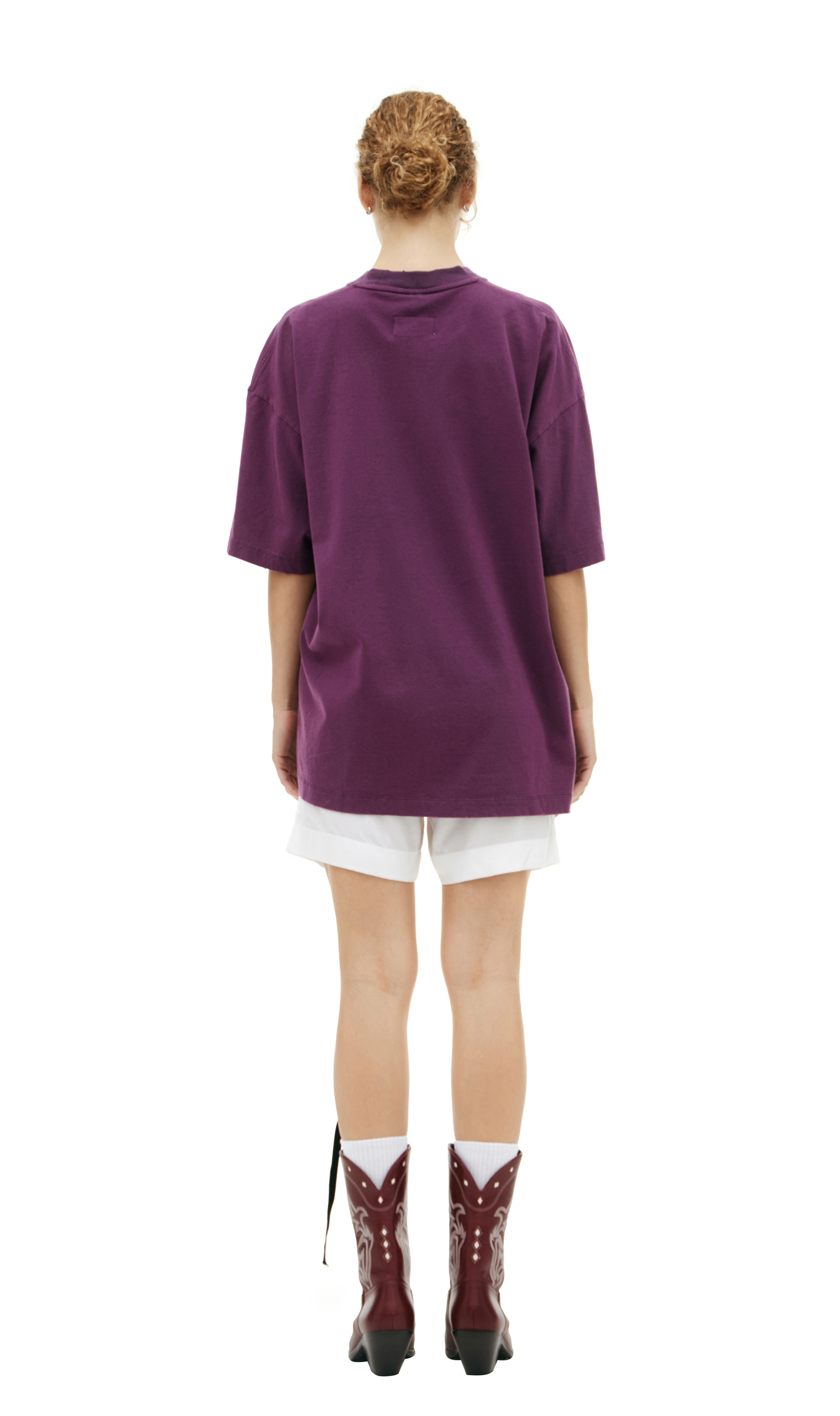 Doublet Хлопковая футболка с принтом