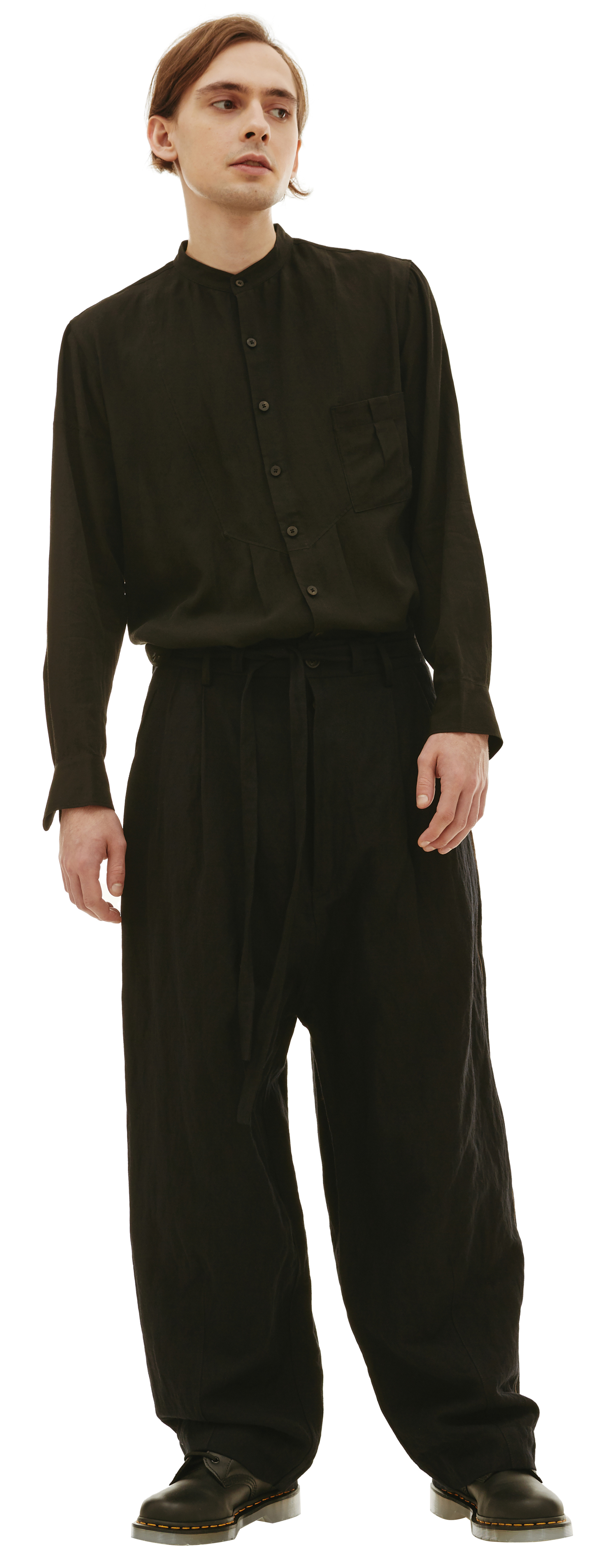 Ziggy Chen Широкие брюки с завязками