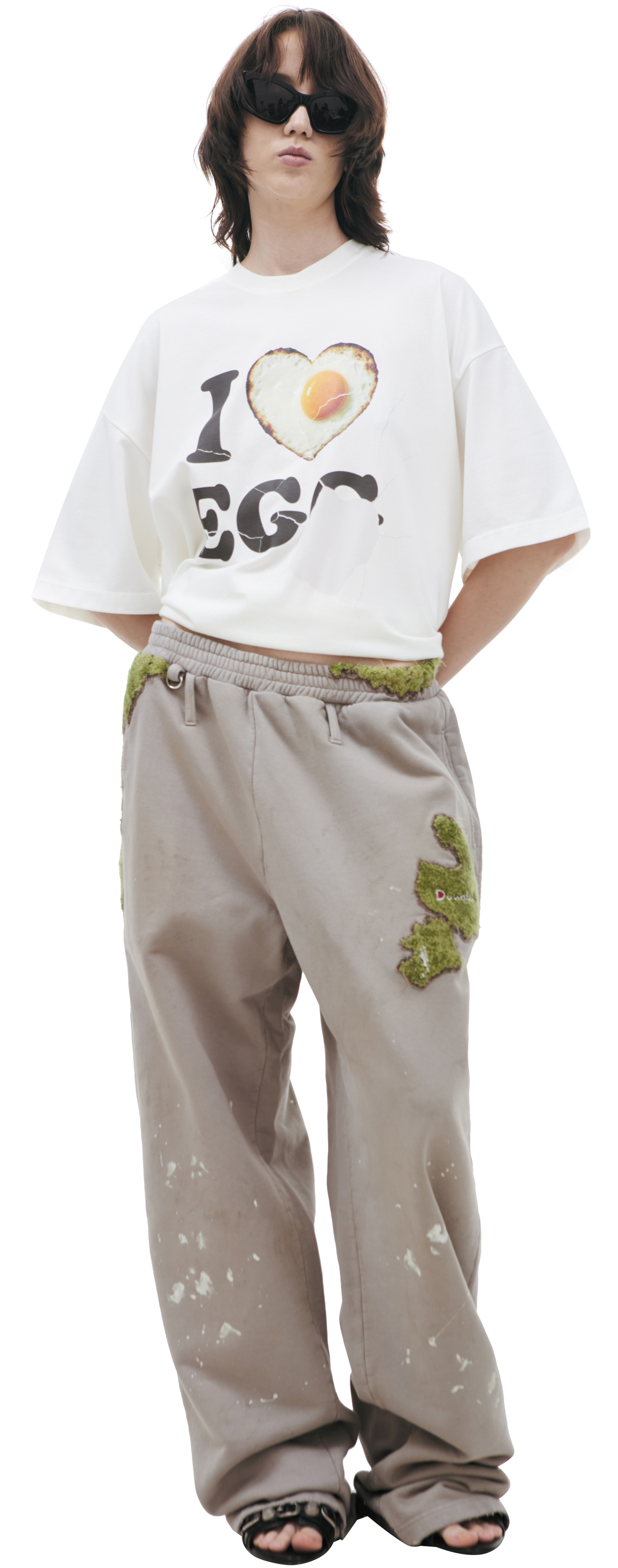 Doublet Брюки MOSS-GROWN EMBROIDERY