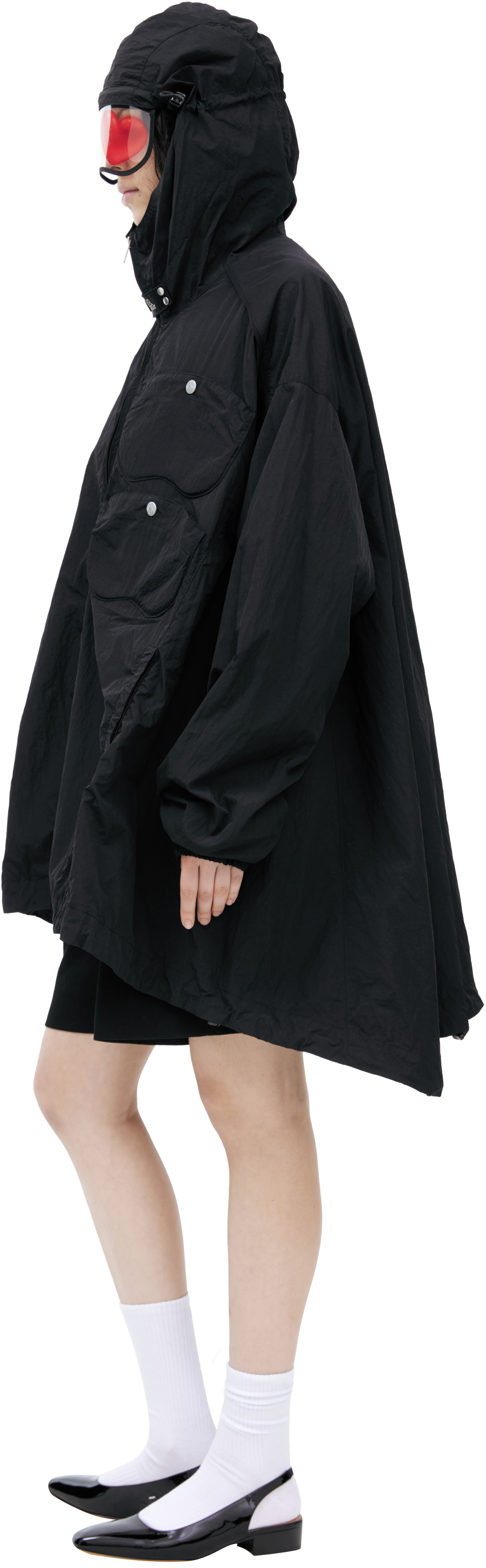 Doublet Черная куртка с очками