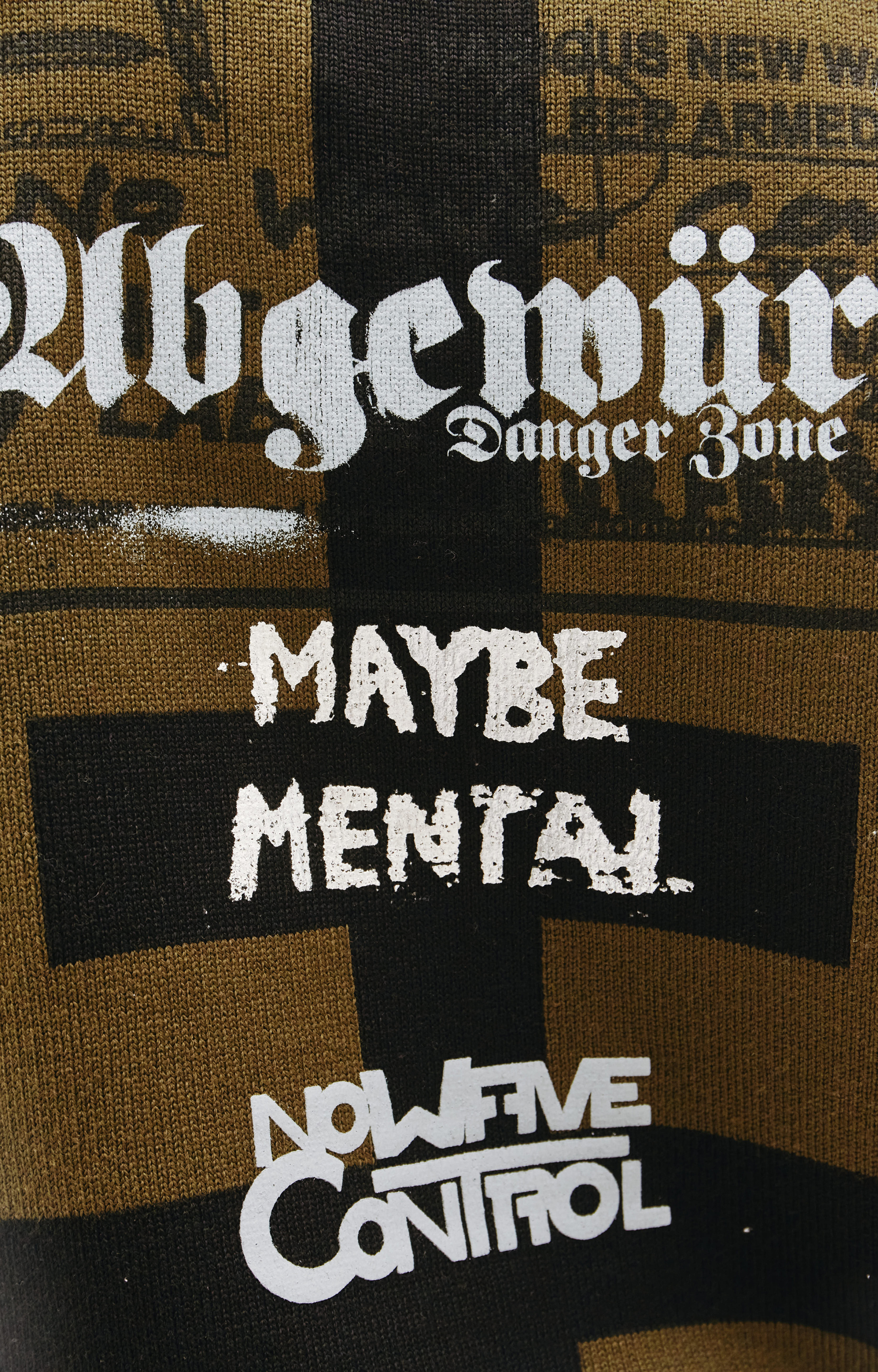 VETEMENTS Шерстяной свитер Maybe metall