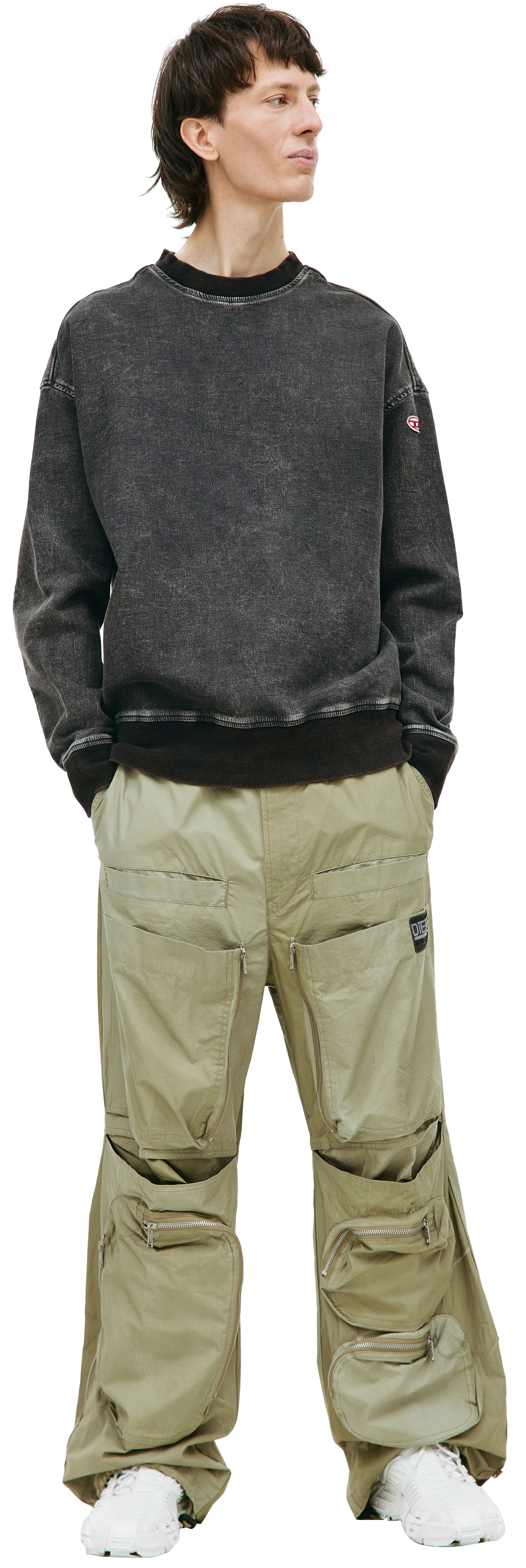 Diesel Выстиранный свитшот \'D-KRIB-NE\'