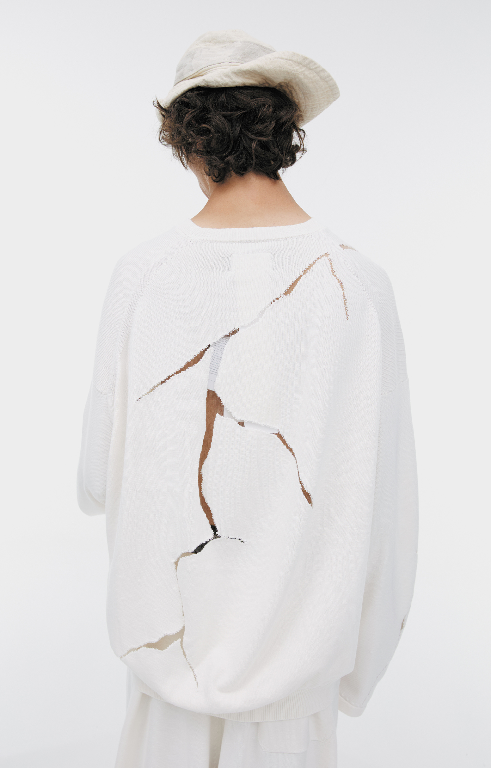 Doublet Свитшот CRACKED EGG KNIT