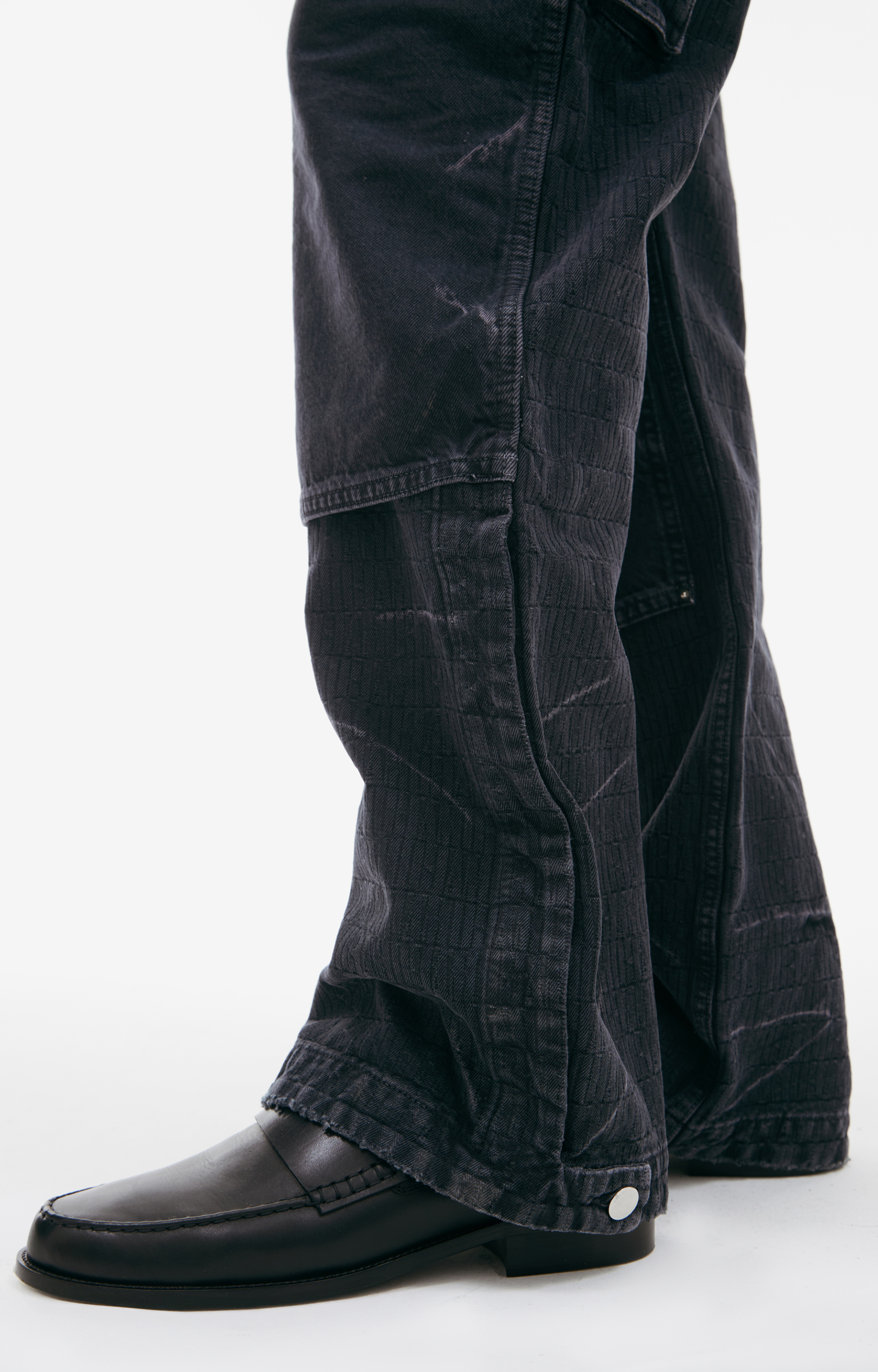 AMIRI Хлопковые джинсы с потертостями